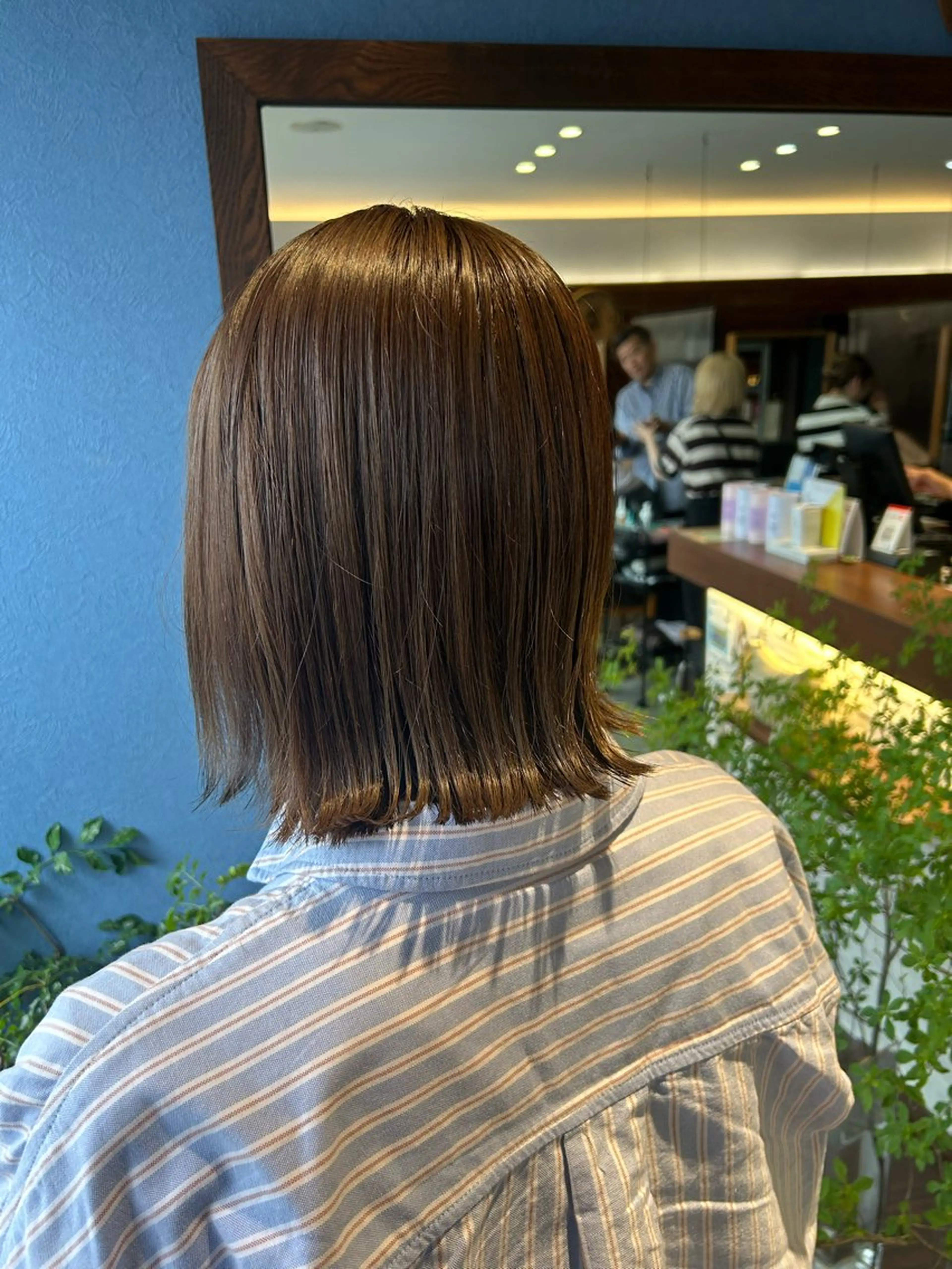 ミディアム ヘアカラー 🍑Kubu🍀 Momo🍑のヘアスタイル