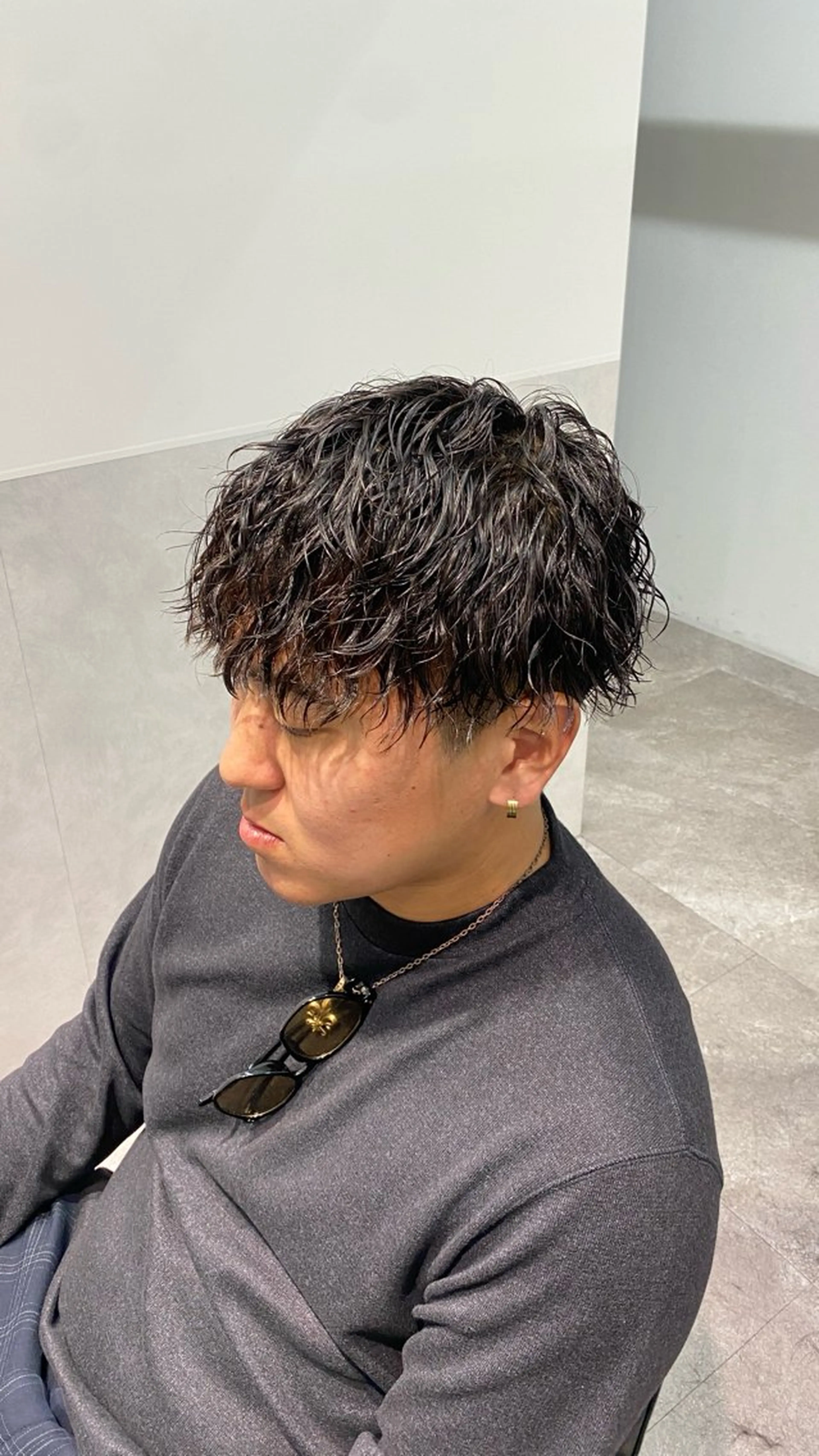 パーマ メンズ 渋谷/メンズパーマ 大岡拓海のヘアスタイル