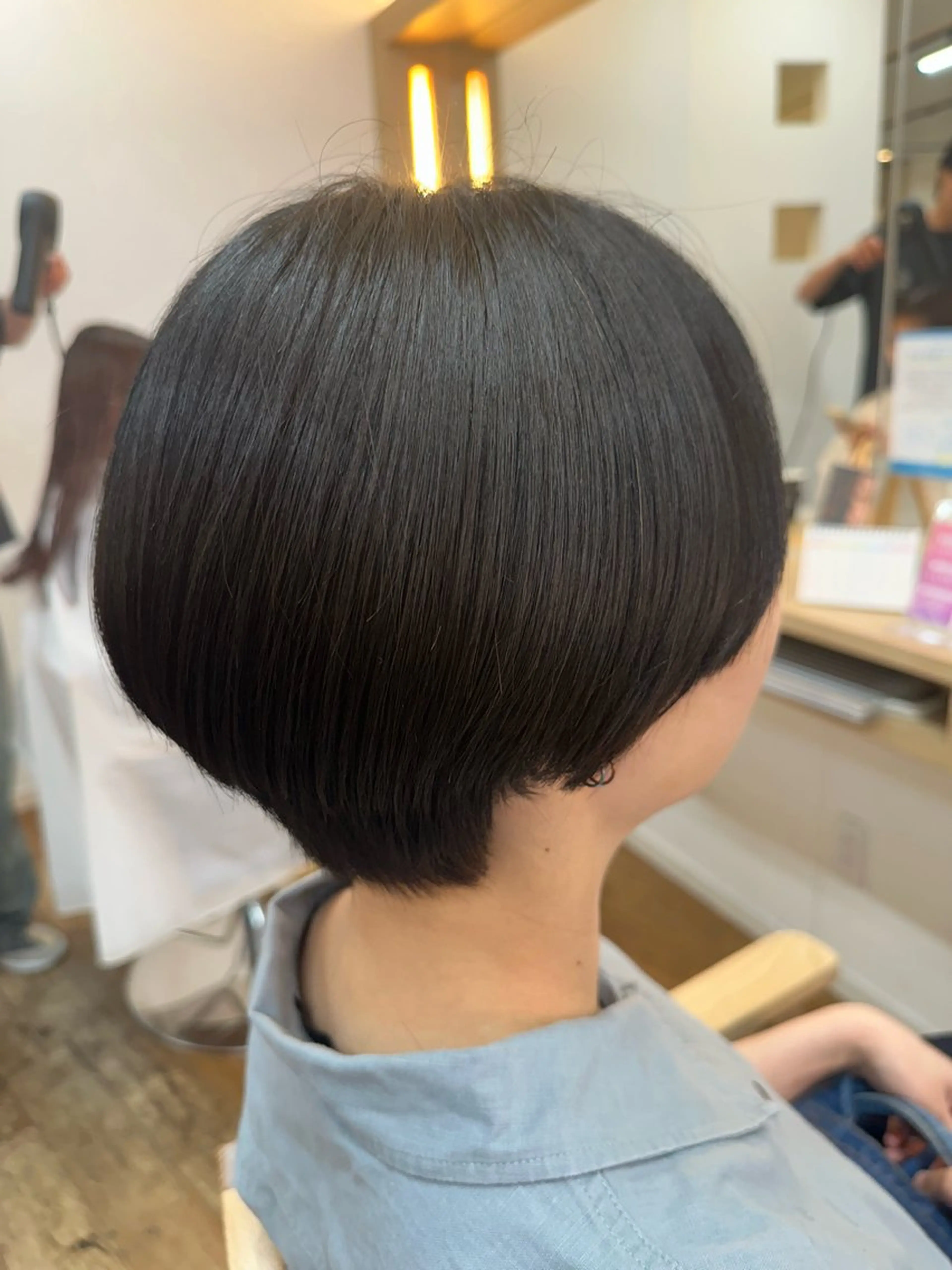 ショート テクニカルディレクタ ー葛西凌大のヘアスタイル