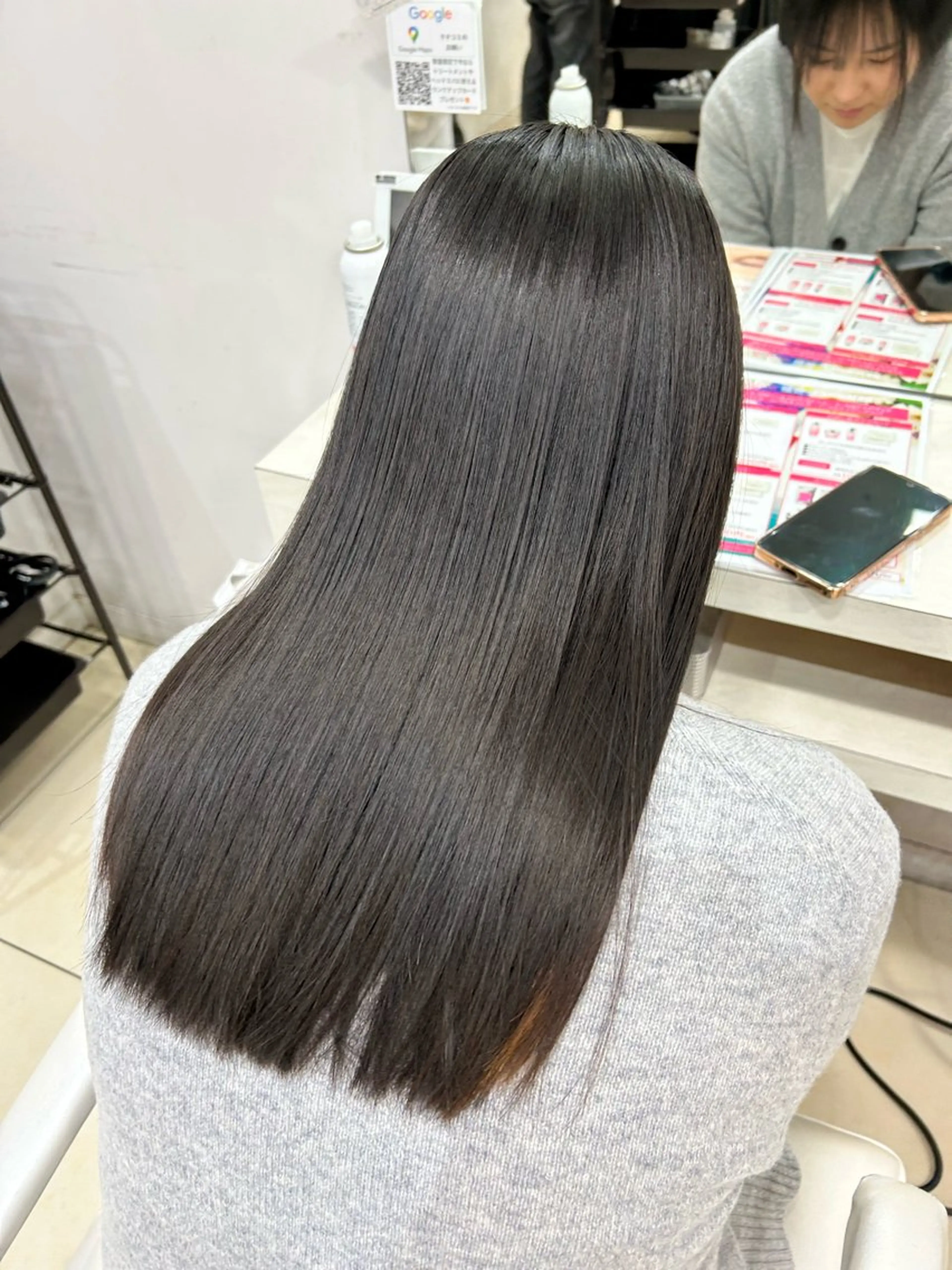 ロング ヘアカラー トリートメント 【髪質改善カラー】 瀧田嵐士🇰🇷のヘアスタイル