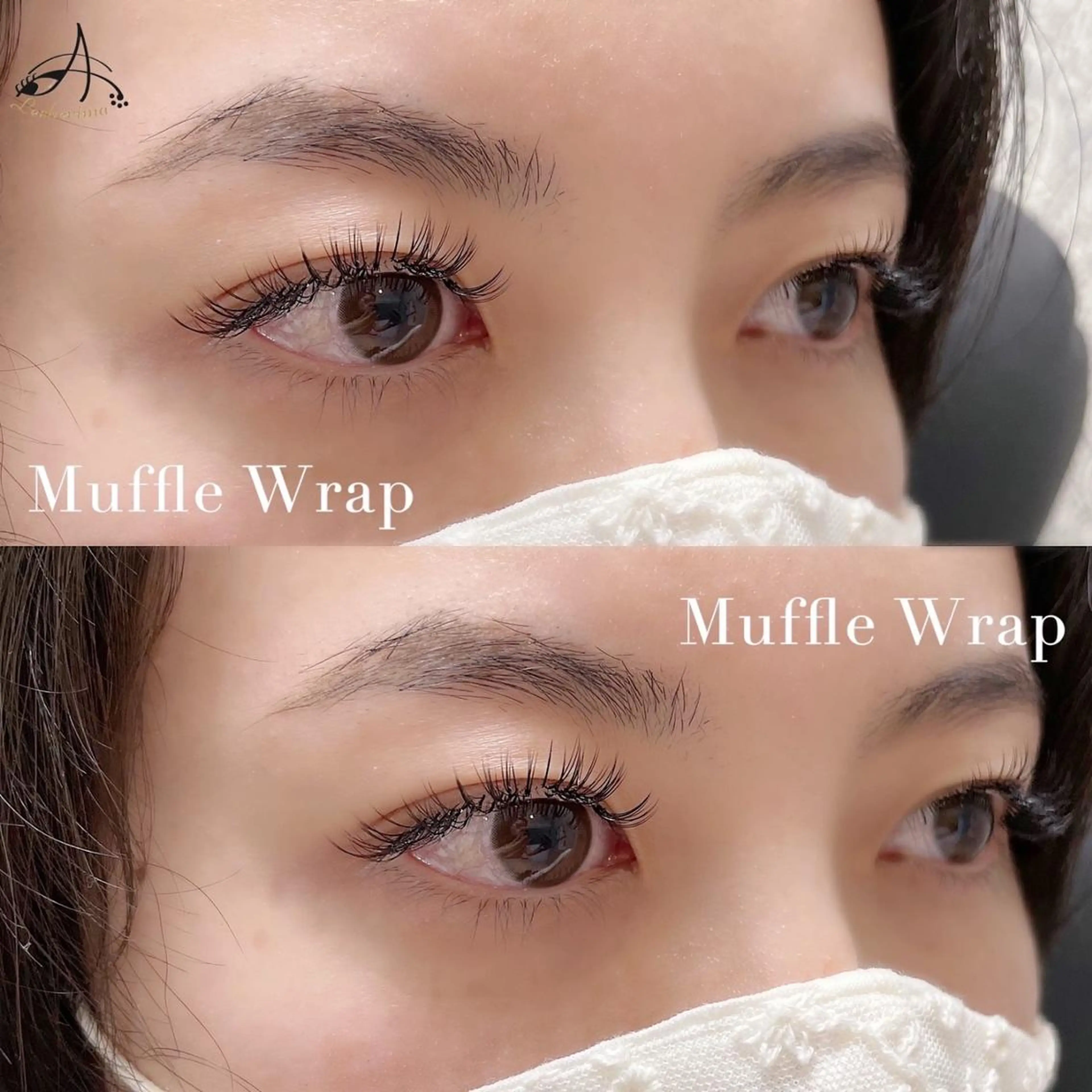 マツエク・マツパ フラットラッシュ Lesherima 【mina】のマツエク・マツパデザイン