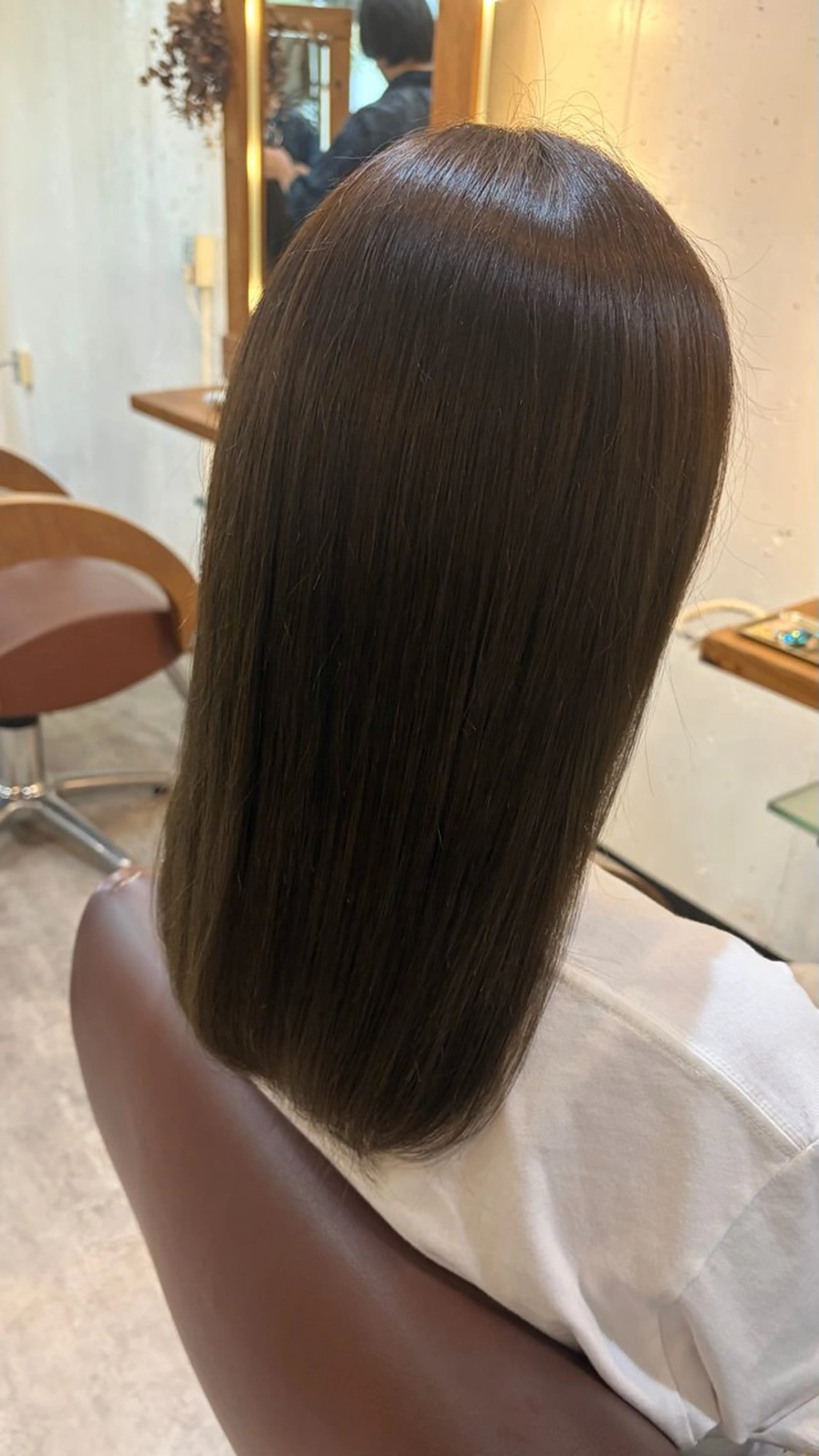 カラー ベージュカラー ブラウンカラー ブラウンベージュ 山田 梨乃のヘアスタイル