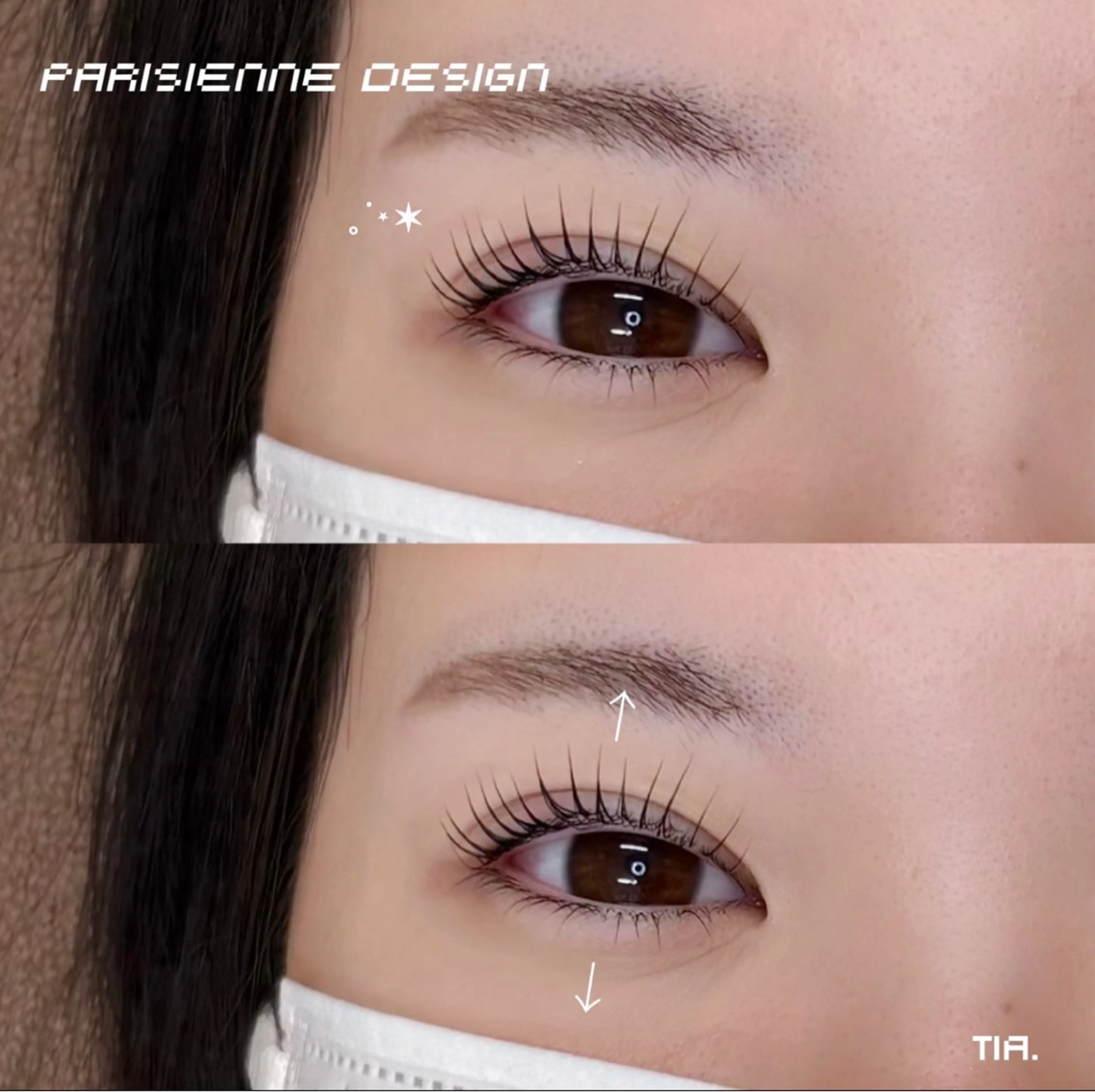 マツエク・マツパ マツパ tia.名駅店 yui⠀ ⠀ ⠀のマツエク・マツパデザイン