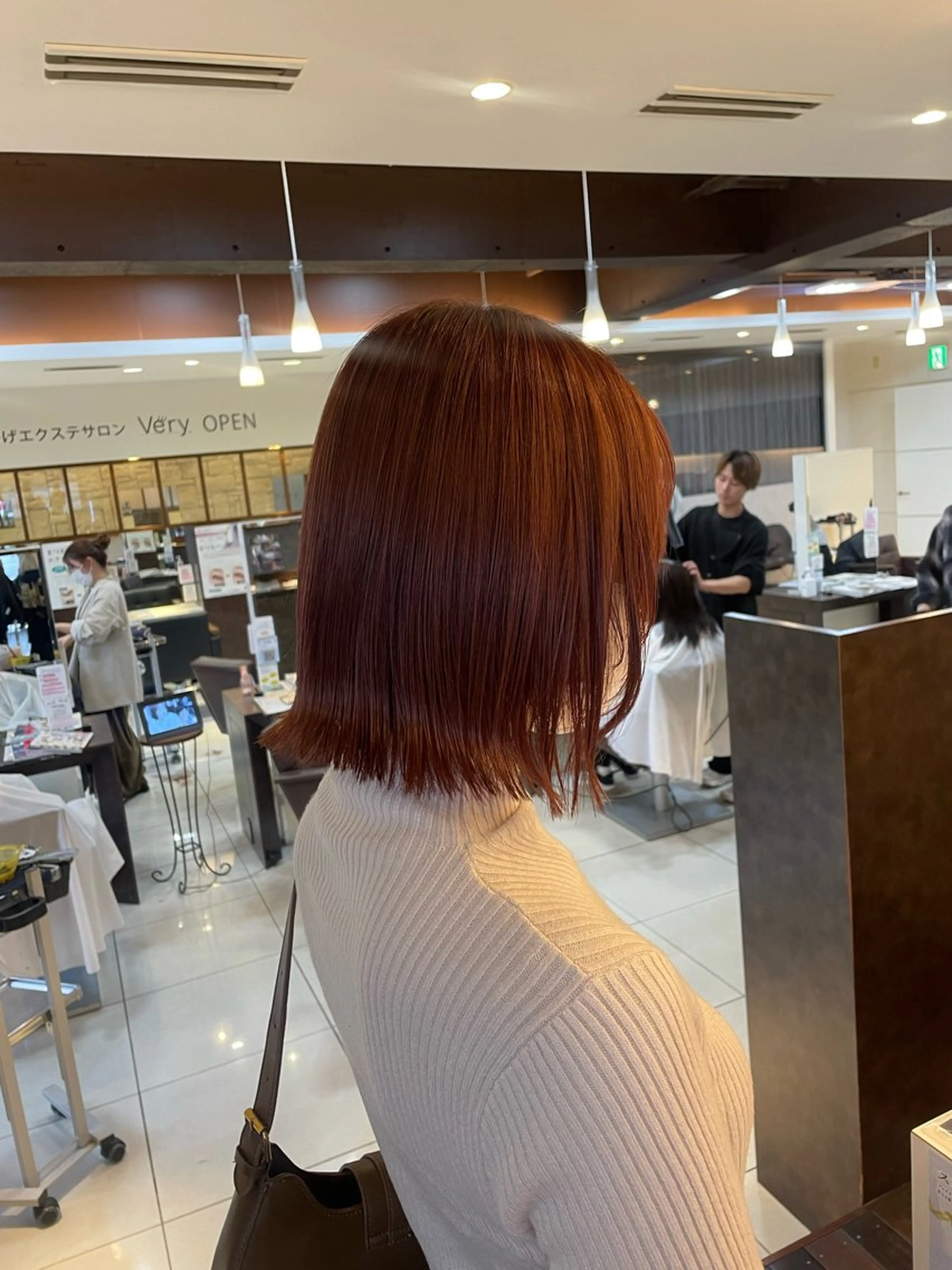 ロング カラー ヘアカラー 🤎韓国ヘア ベージュ まゆか🤎のヘアスタイル