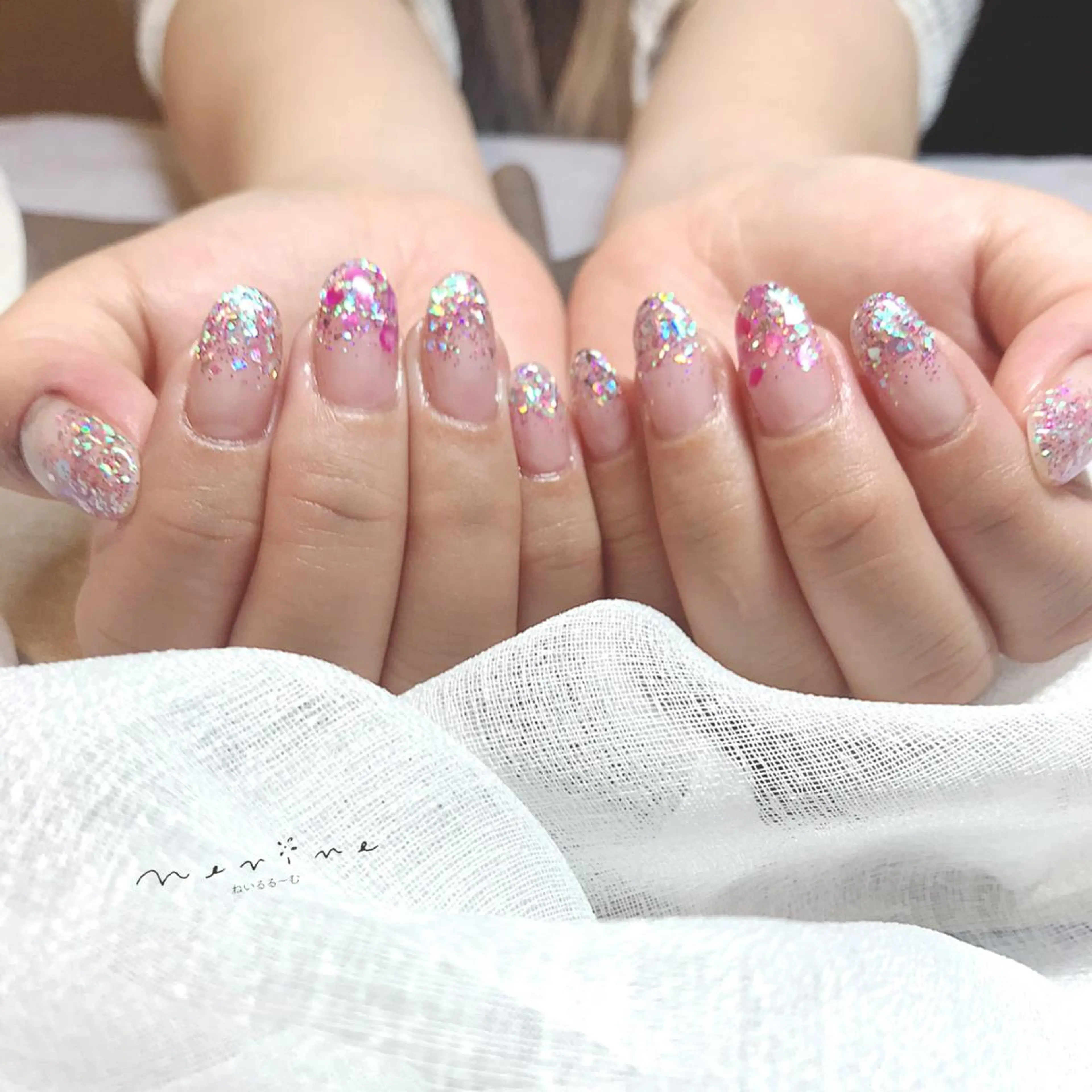 ネイル ラメ(グリッター) NAILST Naomiのネイルデザイン