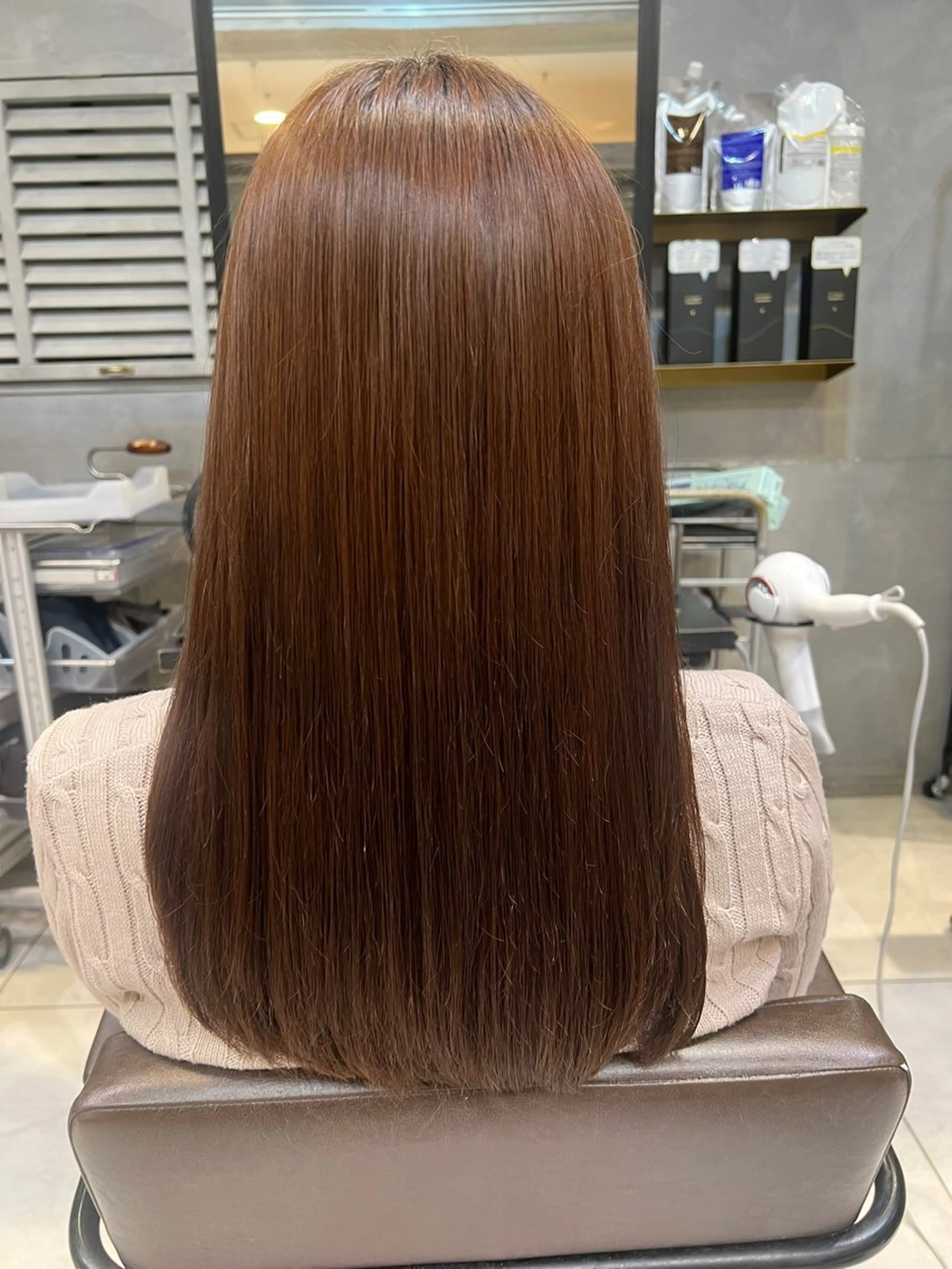 ロング rioカットカラー ♡韓国レイヤーのヘアスタイル