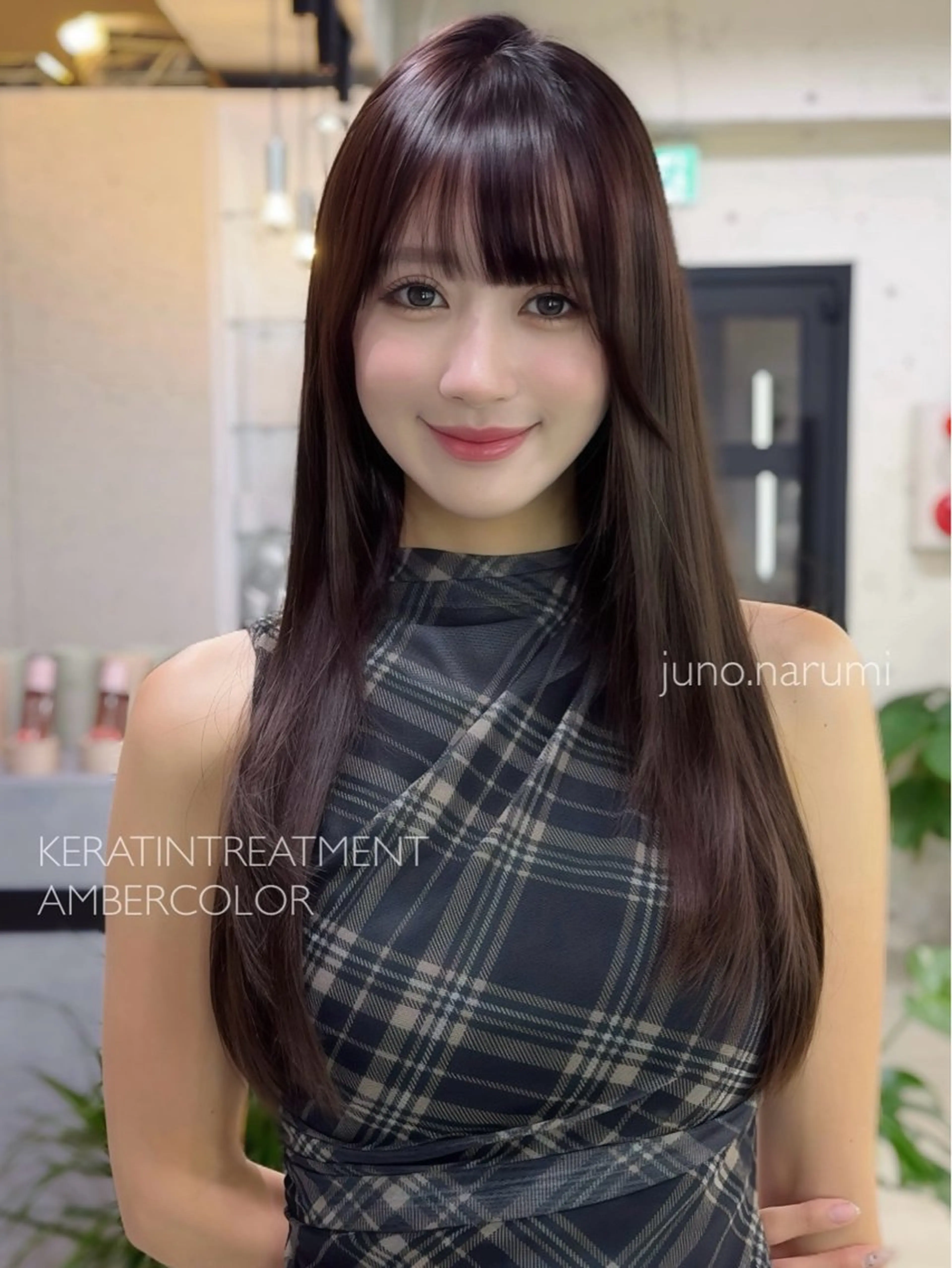 【美髪💎フルコース】髪質改善トリートメント✨+🇰🇷韓国レイヤーカット🇰🇷+プレミアムケアカラーの写真