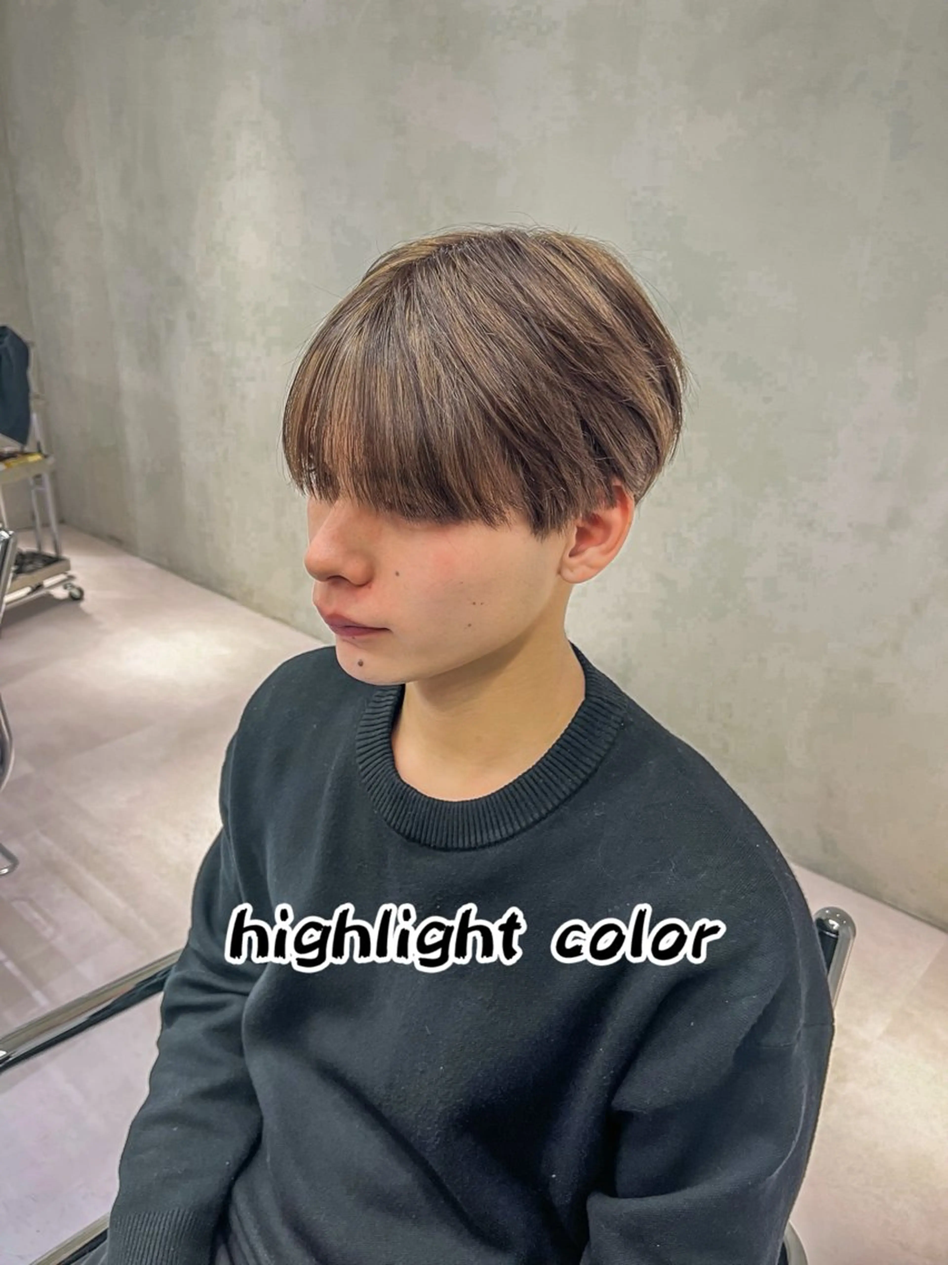 ショート カラー メンズ メンズハイライト デザインカラー ハイライトカラー ハイライト ⚡メンズパーマフ ェードカットTomyのヘアスタイル