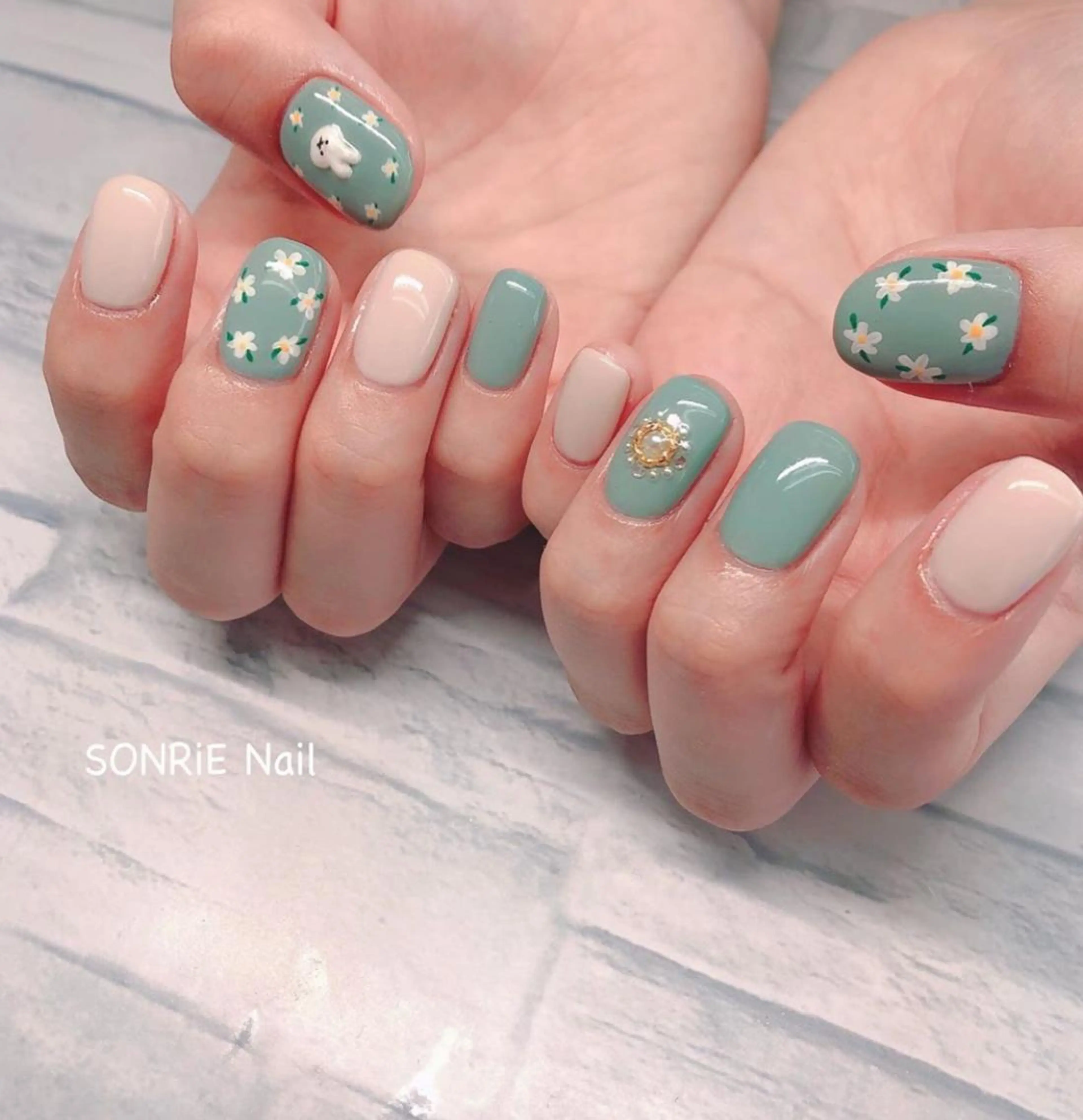 ネイル 豊橋美容院 ソンリエのヘアスタイル