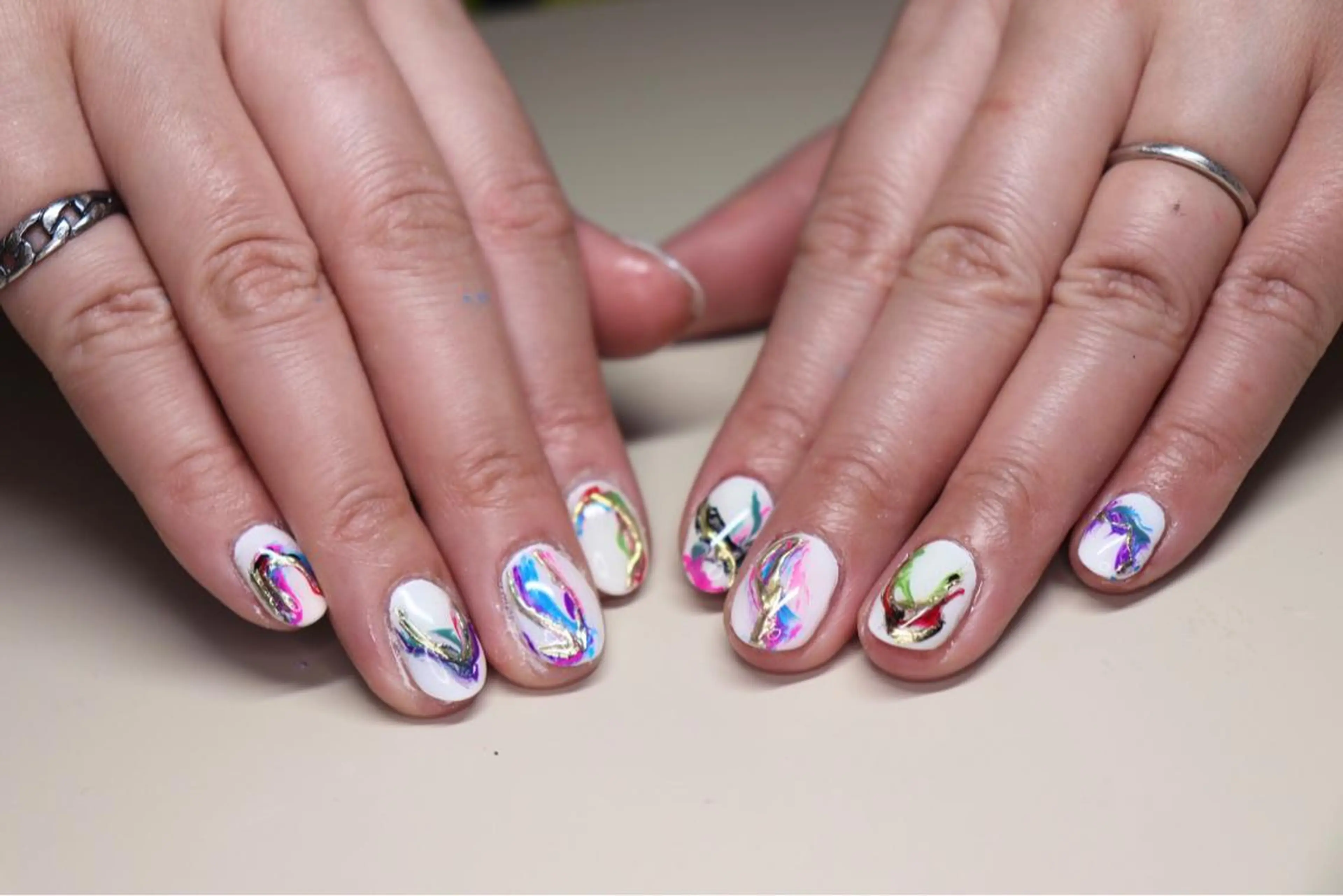 ネイル アートネイル ニュアンスネイル ハンドネイル my.S nailsalonのネイルデザイン