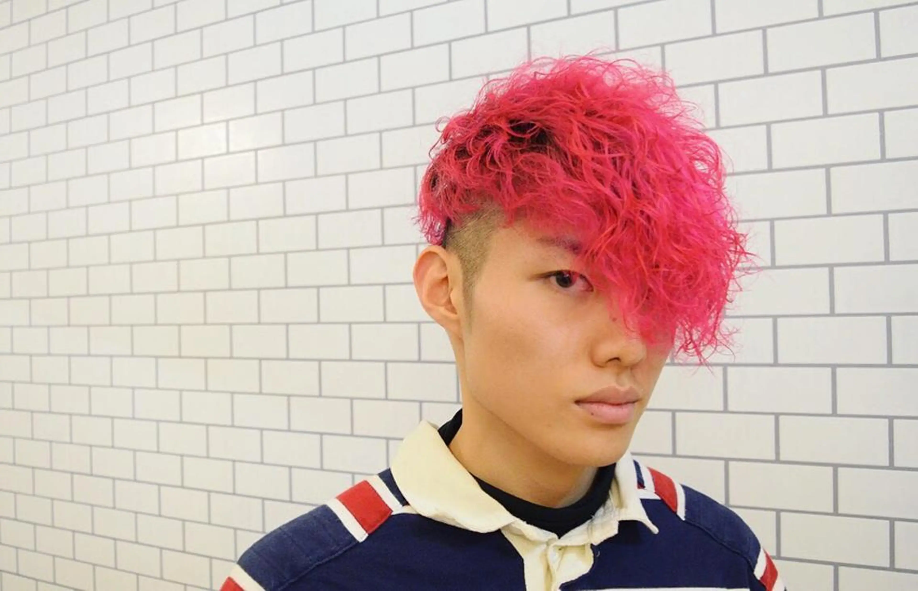 ショート ヘアアレンジ メンズ 石鳶 勝のヘアスタイル