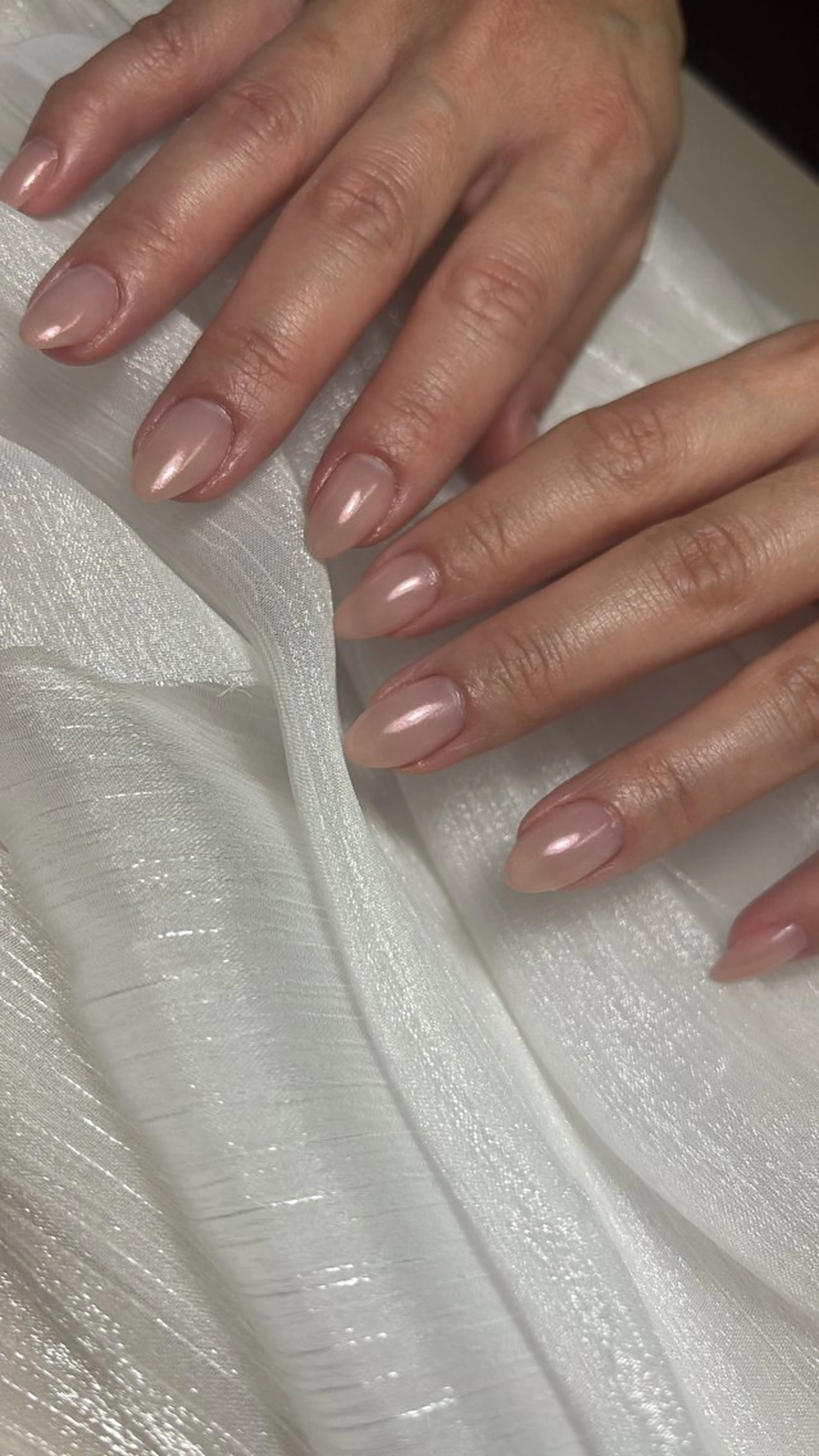 ネイル ミラーネイル ワンカラーネイル ショートネイル ハンドネイル amuu 板宿駅のネイルデザイン