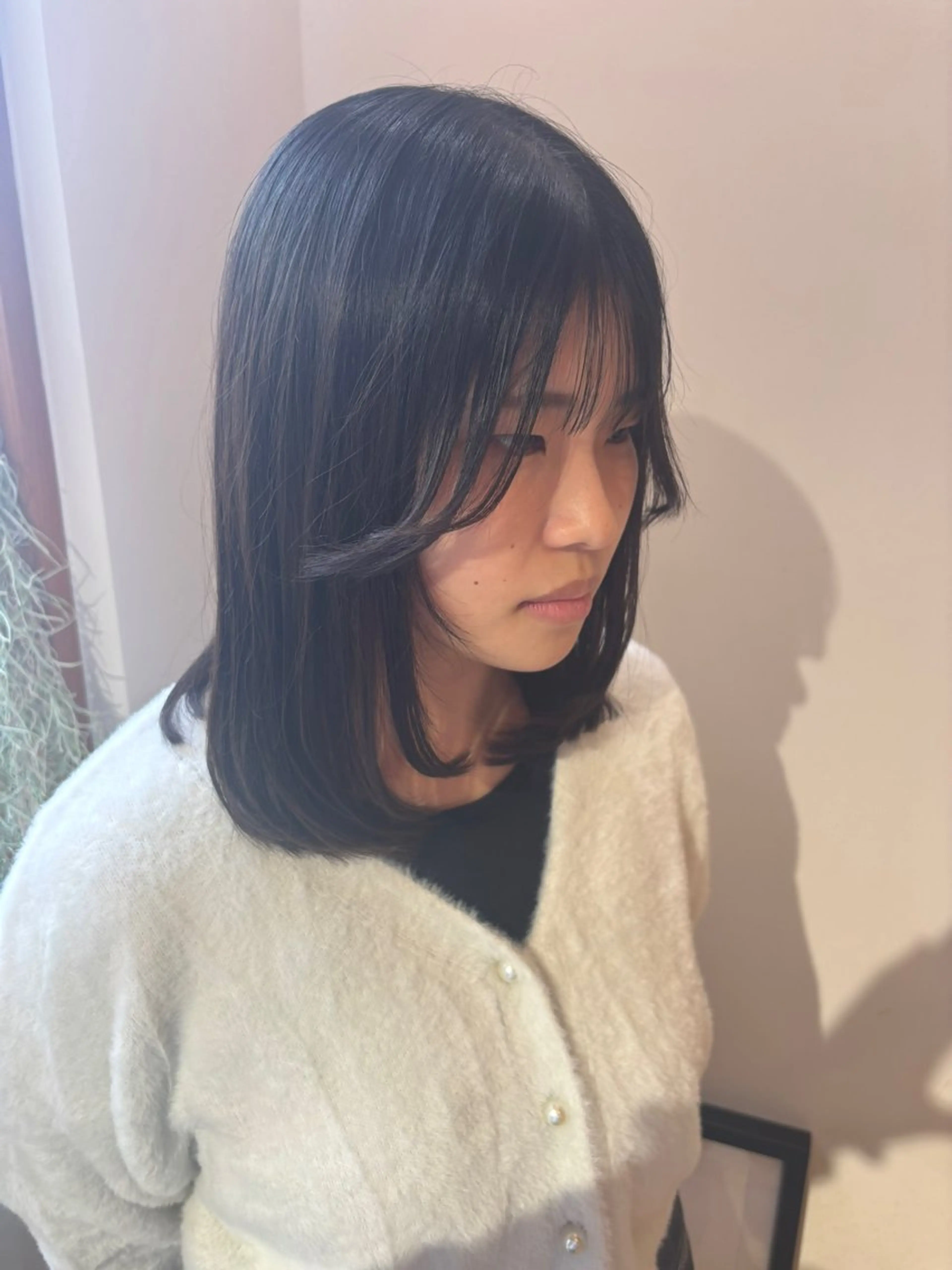 ミディアム レイヤーカット カット トリートメント 咲月/似合わせカット /ボブ/ショートのヘアスタイル