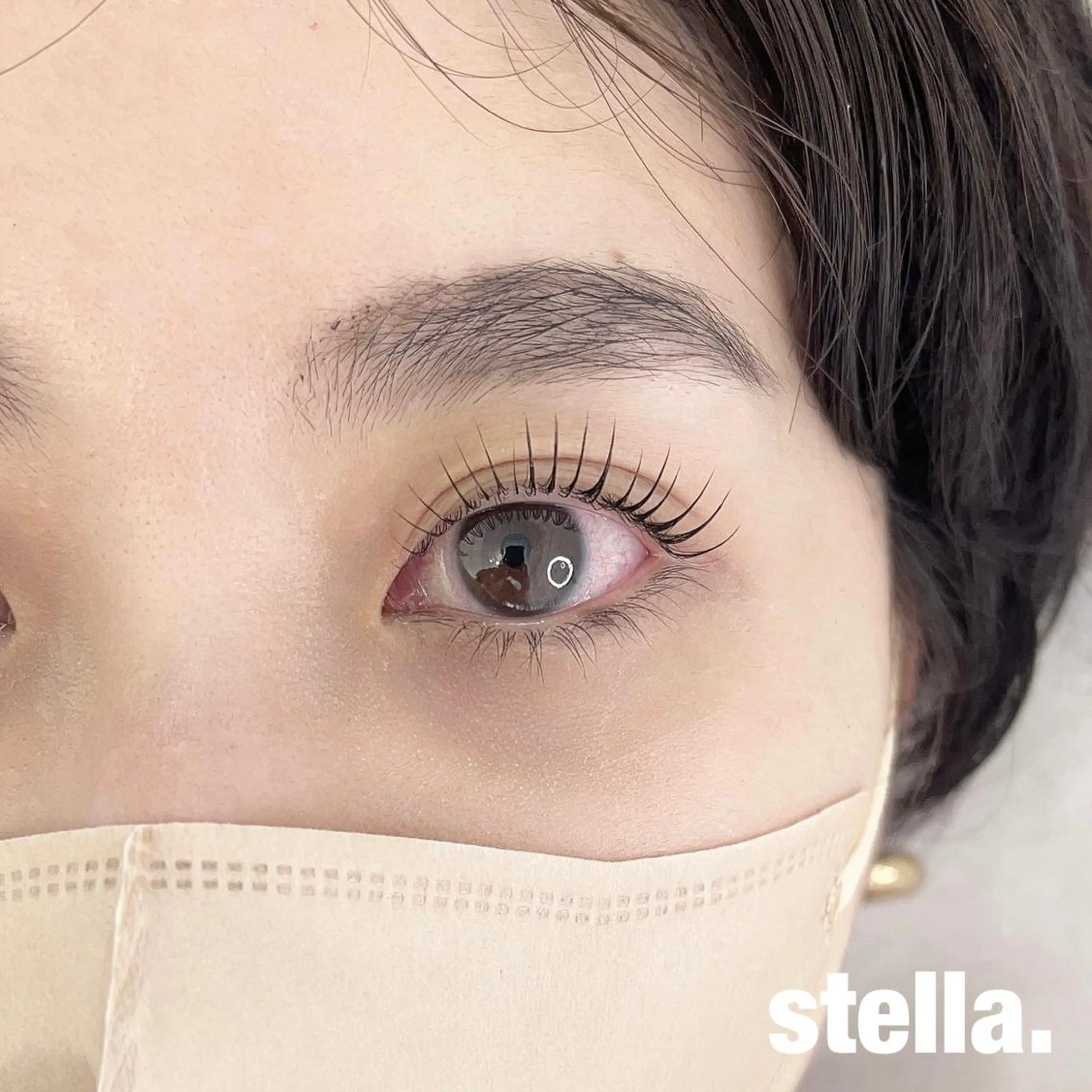 マツエク・マツパ 一重×まつ毛パーマ Stella eyelashのマツエク・マツパデザイン