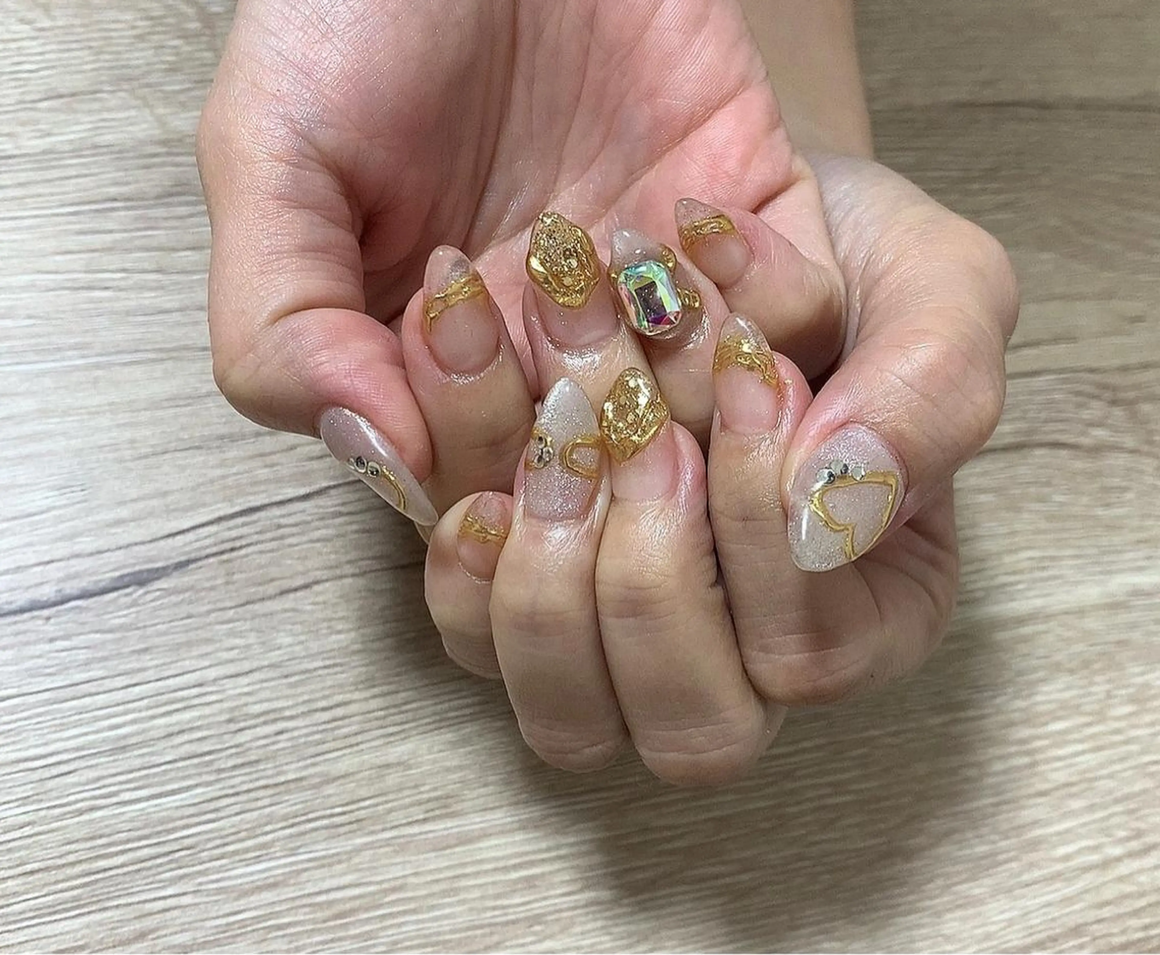 ネイル 長さ出し ハンドネイル MINAMI nailsのネイルデザイン