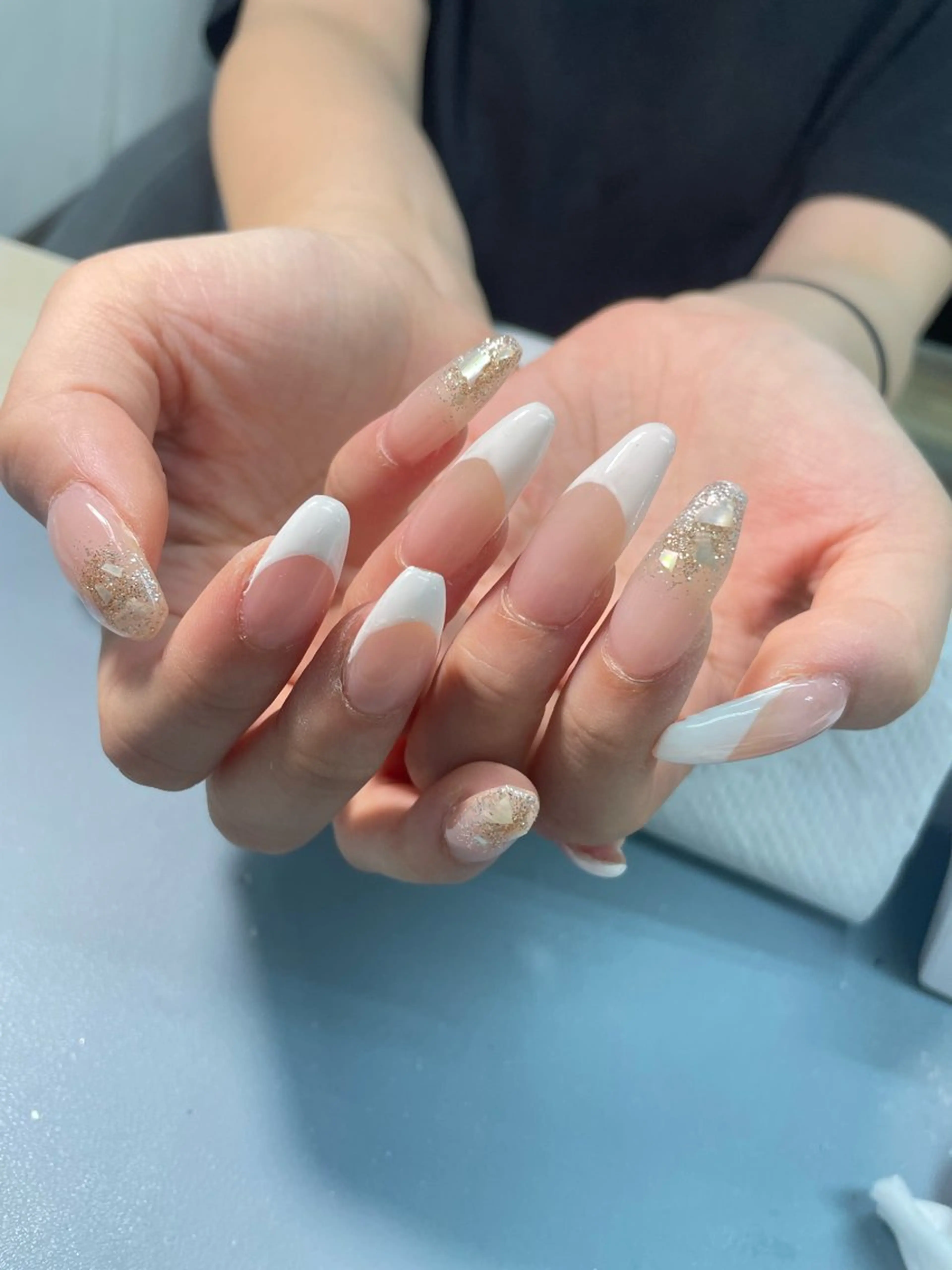 ネイル シンプルネイル Nail Salon AI所属・粟津 彩桜のネイルデザイン