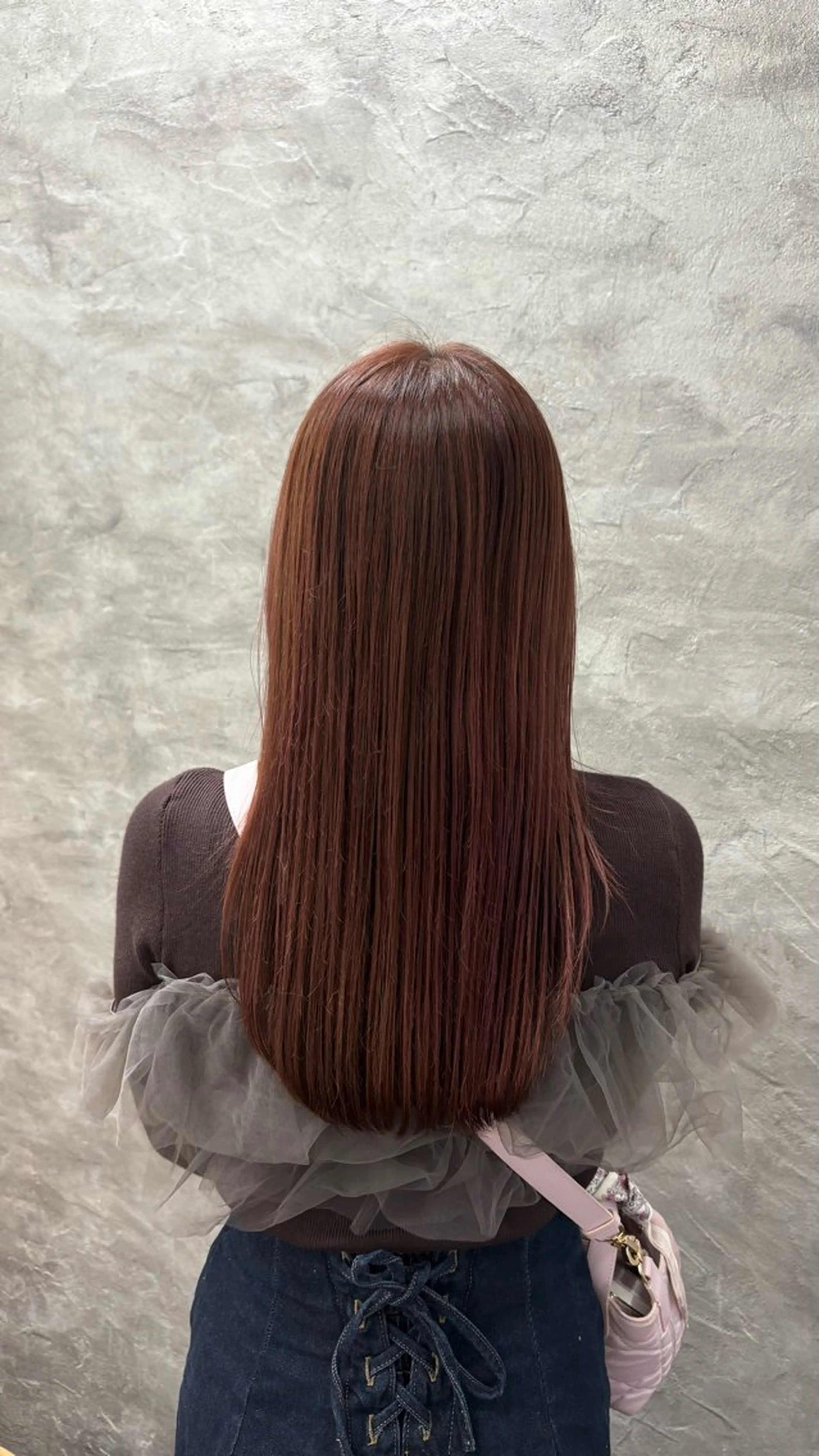ロング ヘアカラー ルプラボウ/ 内藤ほのか/艶カラーのヘアスタイル