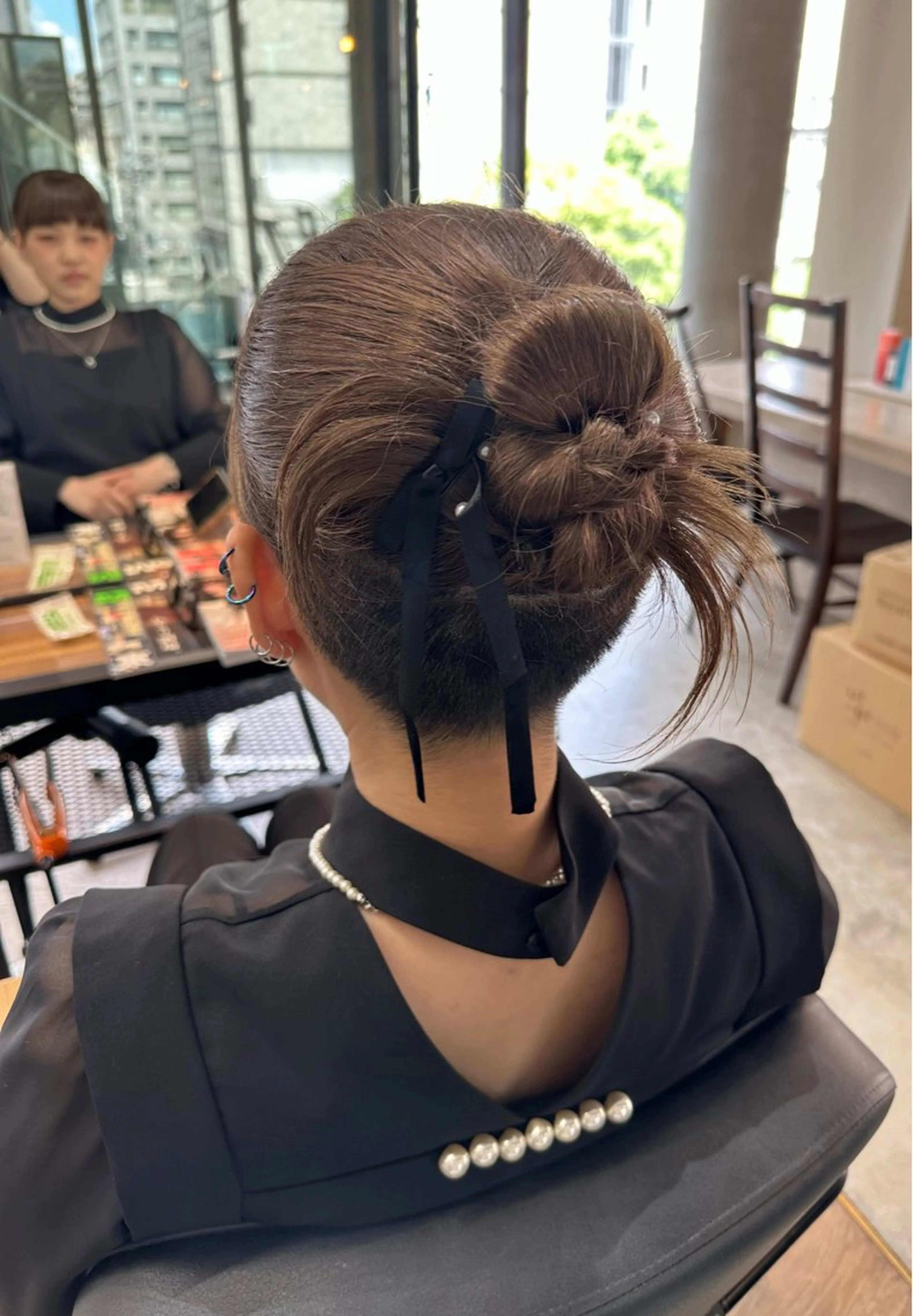 ミディアム ヘアセット RINO‎🤍🎀 𝑏𝑒𝑙𝑡𝑎のヘアスタイル