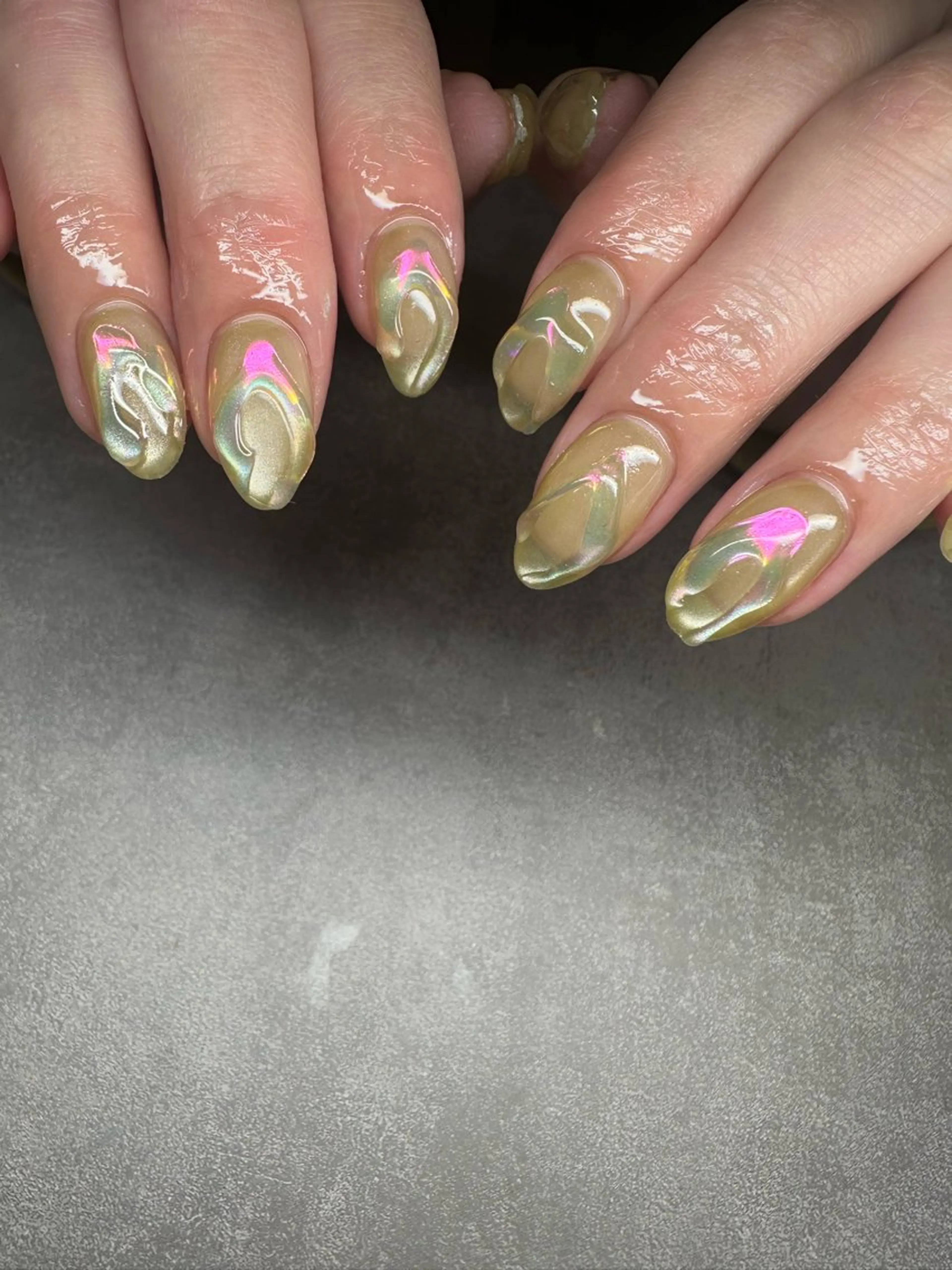 ネイル マグネットネイル 高野 梨紗子のネイルデザイン