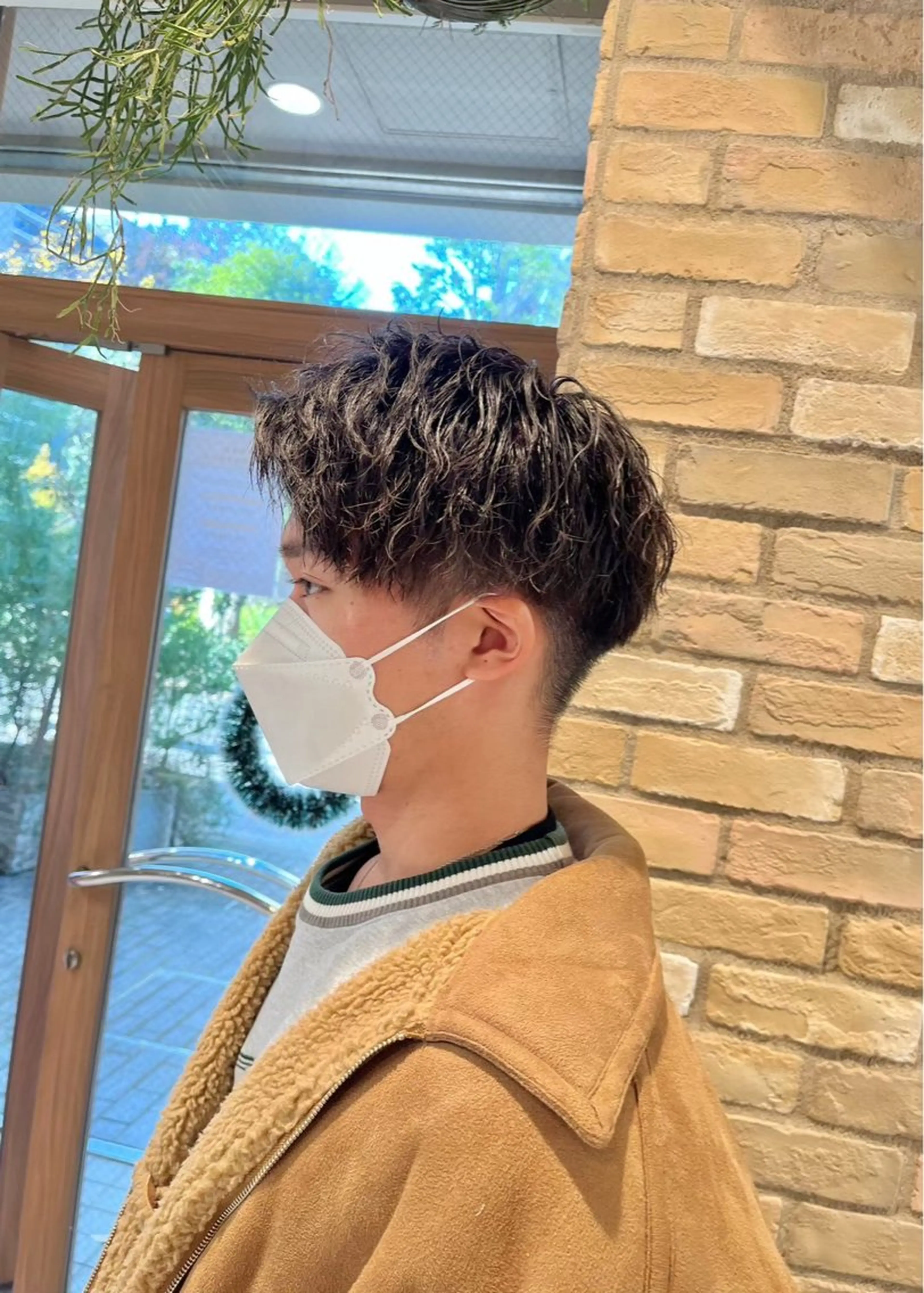 メンズ シャドウパーマ/ 波巻きパーマ/三鷹のヘアスタイル