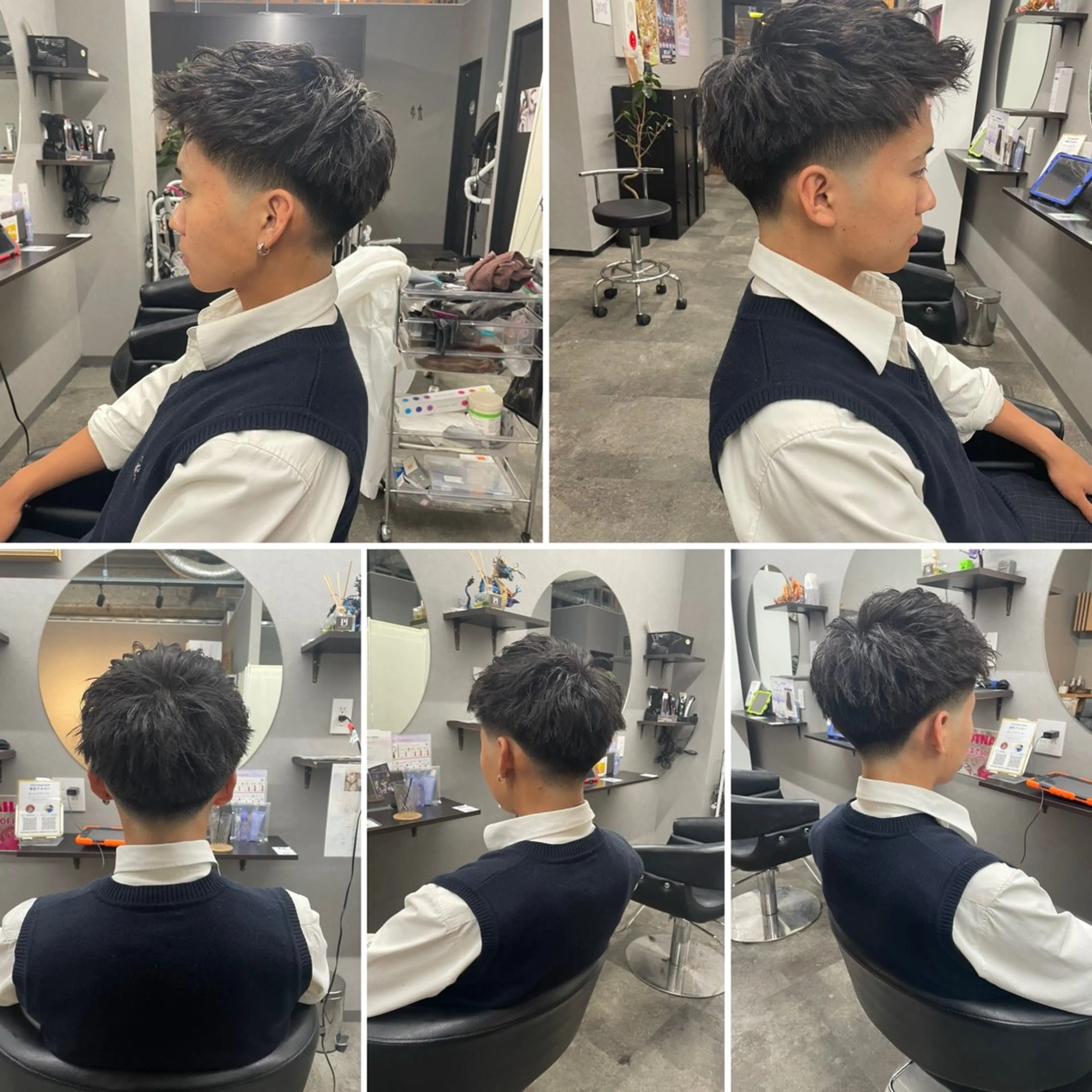 メンズ フェードカット 🌹ミラクル美容師 🌹くっぽのヘアスタイル