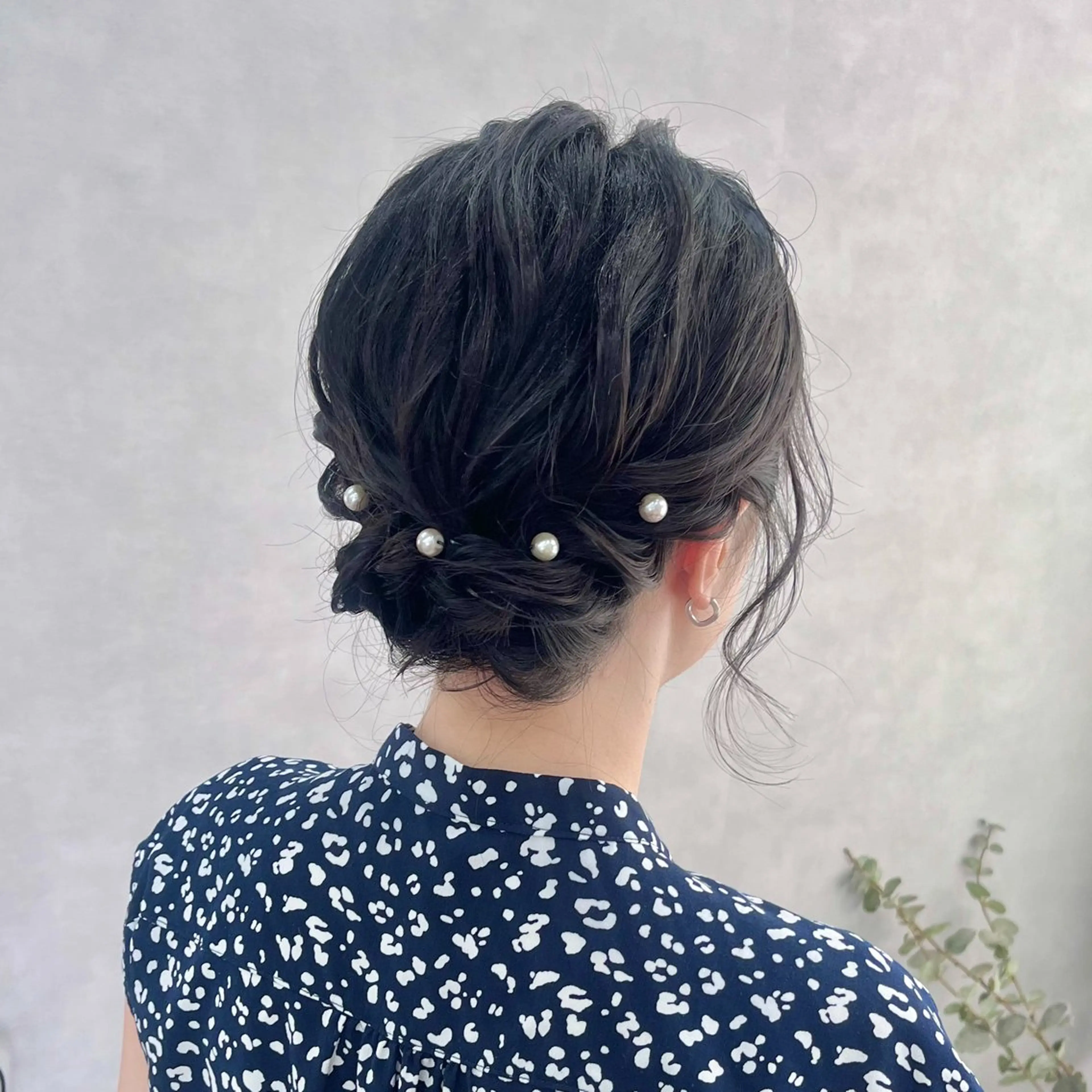 ショート ヘアアレンジ ヘアセット 伊藤 玲衣のヘアスタイル