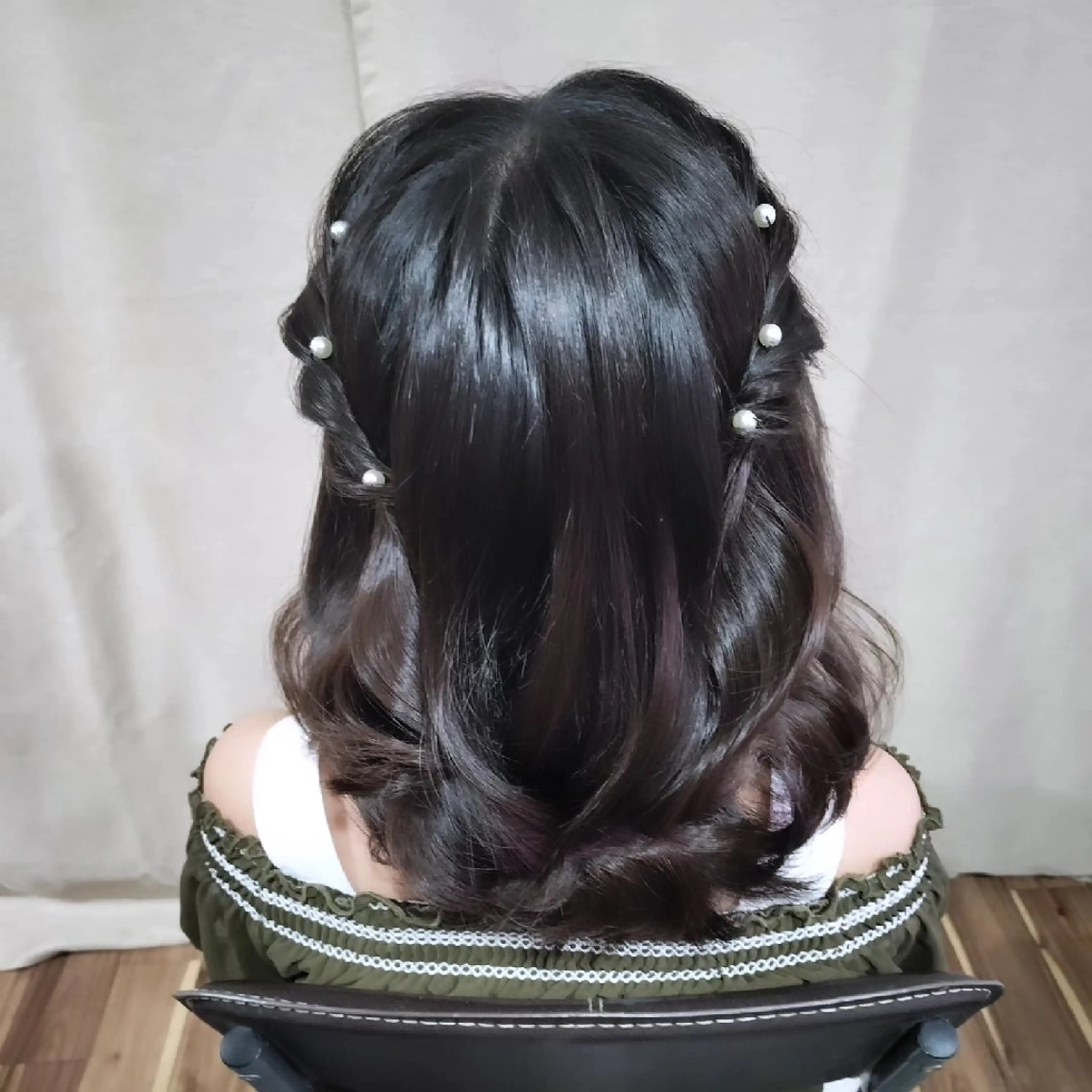 ヘアアレンジ ミディアム ヘアメイク/着付け AYAKAのヘアスタイル