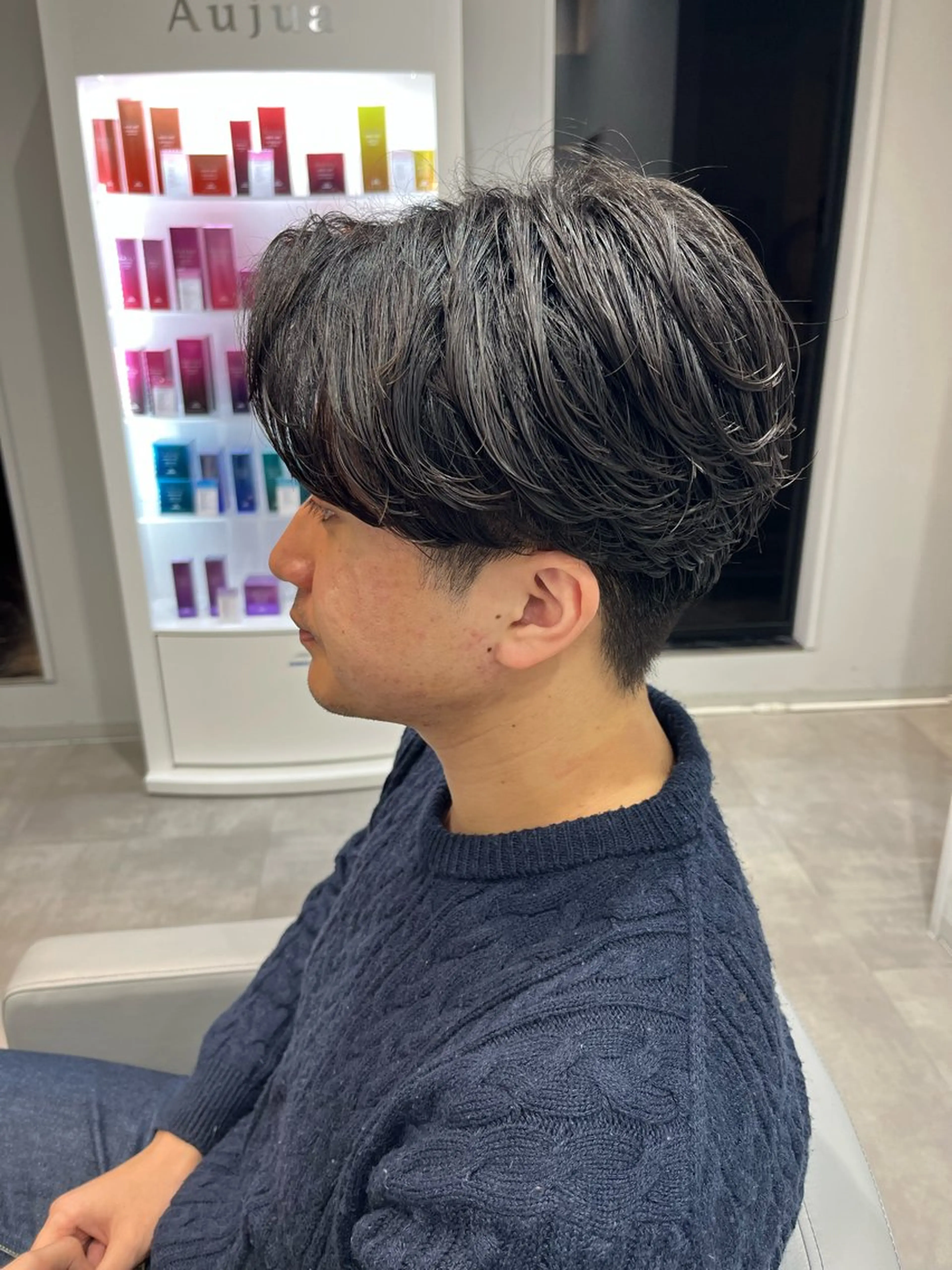 ショート パーマ メンズ カルマパーマ メンズパーマ ツーブロック 刈り上げ 🦄💓ショートボブ 🦄💓杉浦りなのヘアスタイル