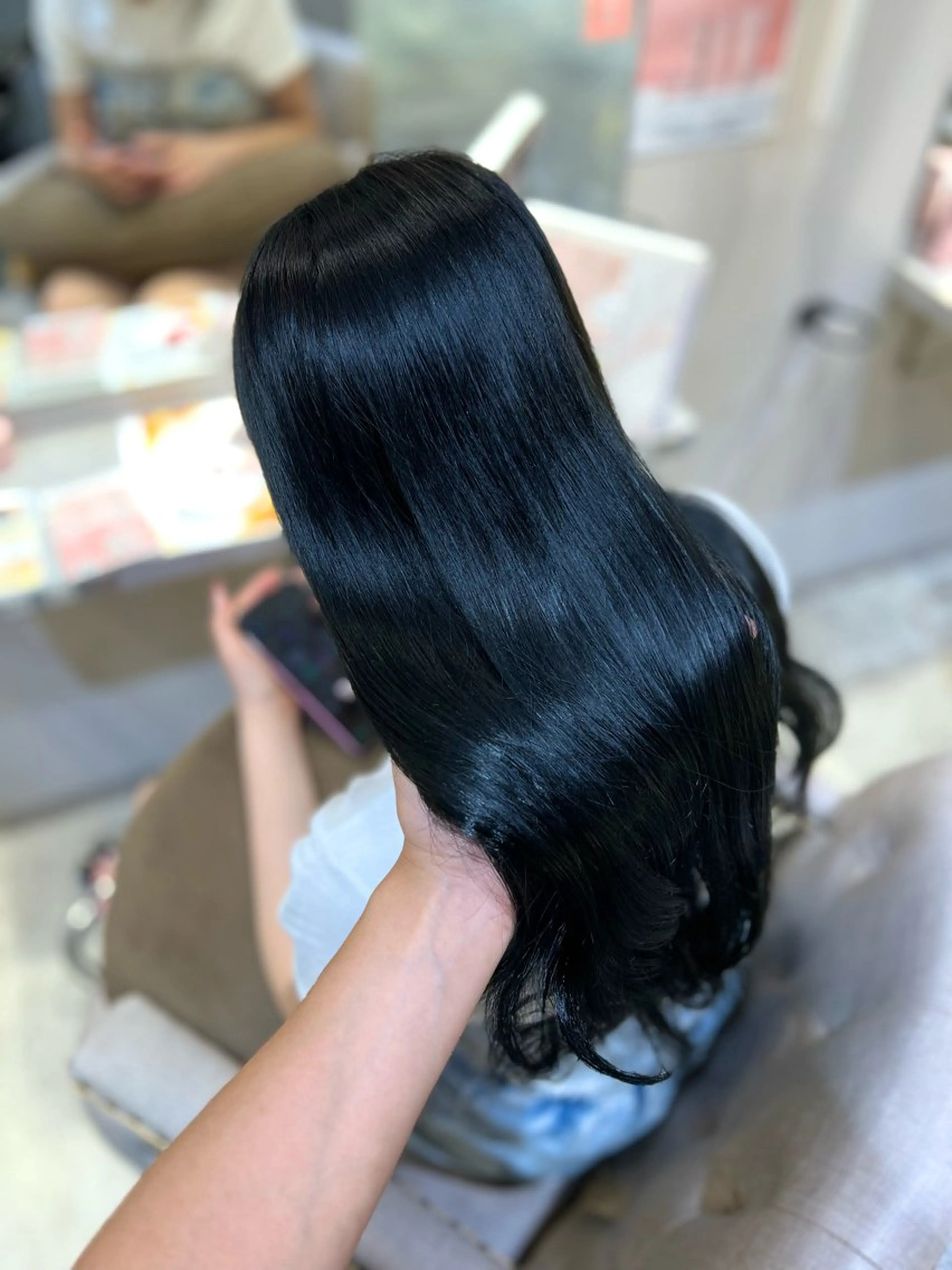 セミロング 🤍艶髪韓国ヘア🤍 Rikoのヘアスタイル