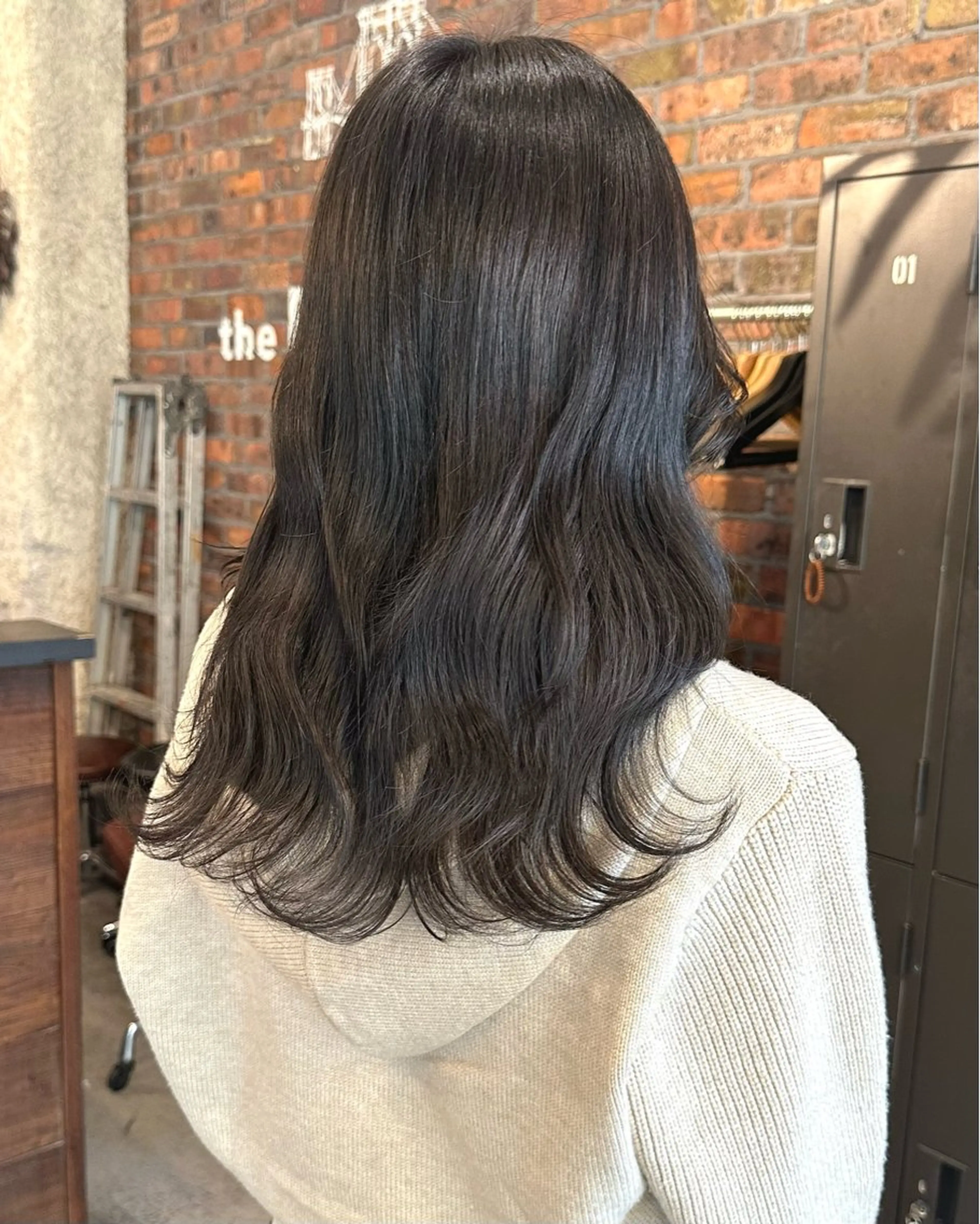 セミロング カラー カット ヘアカラー トリートメント 村田 来倖のヘアスタイル