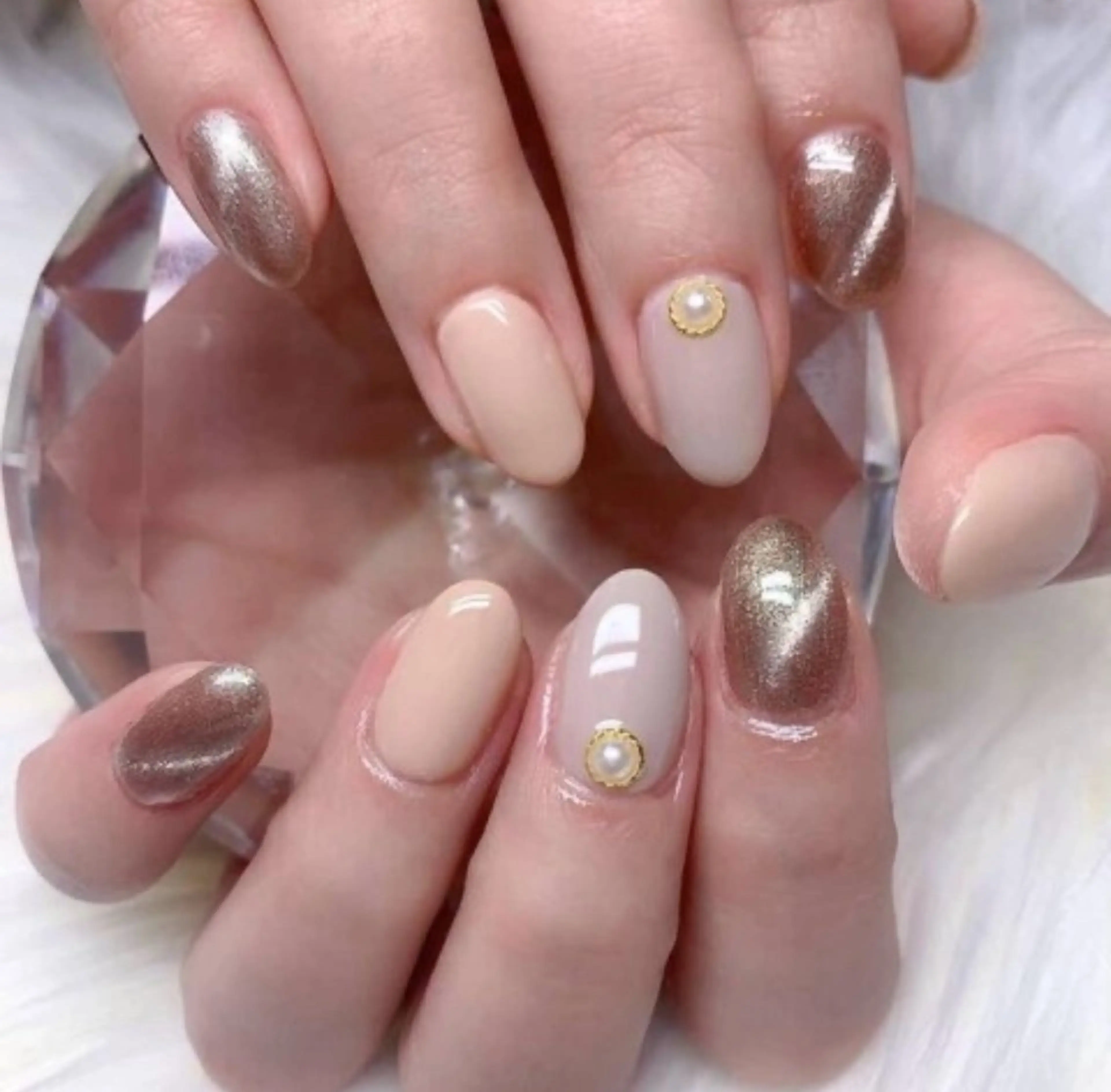 ネイル アートネイル チークネイル 長さ出し フットネイル ジェルネイル 山田 由奈のネイルデザイン