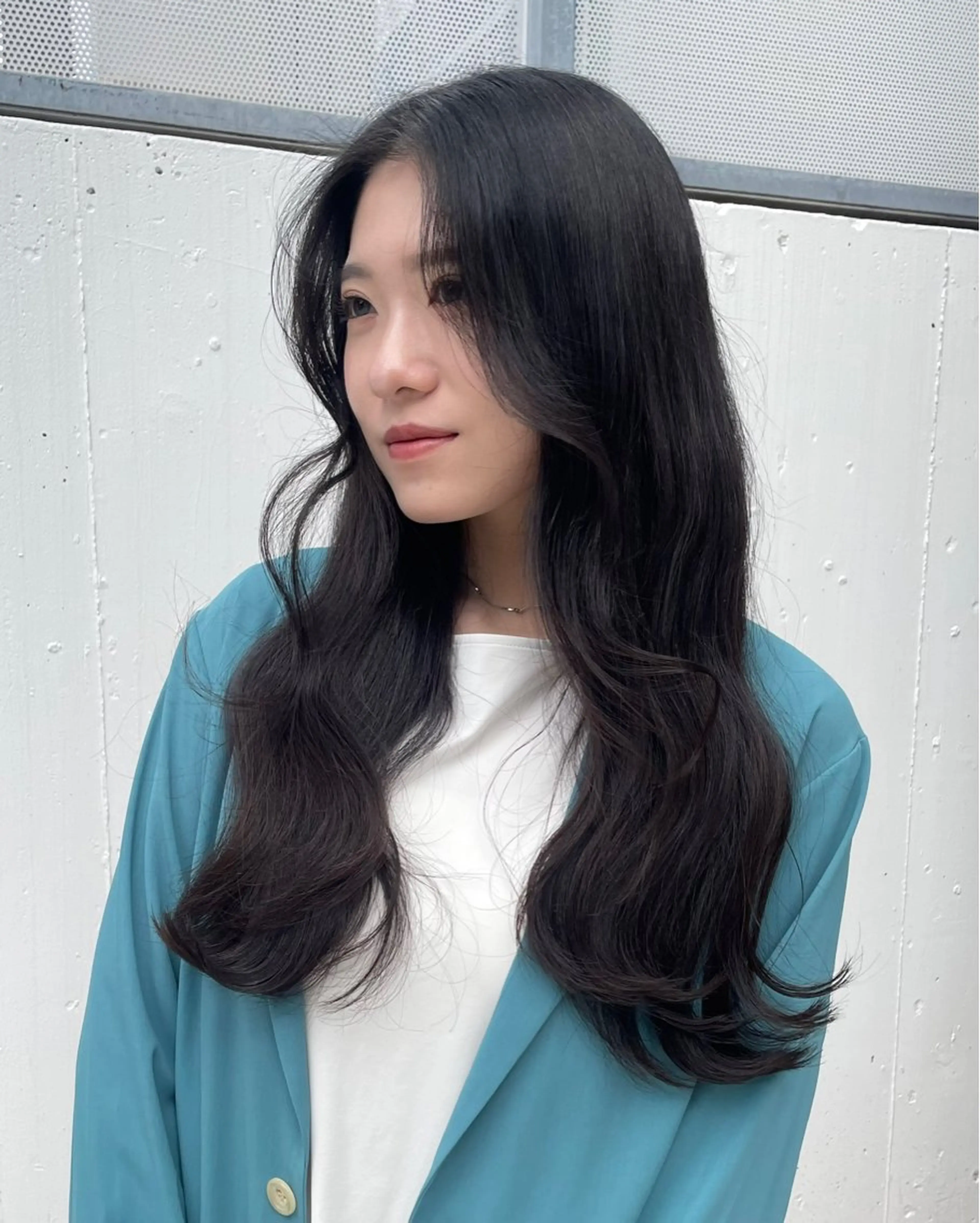 ロング ヘアカラー トリートメント ベージュ/透明感/ 桃子🎀のヘアスタイル