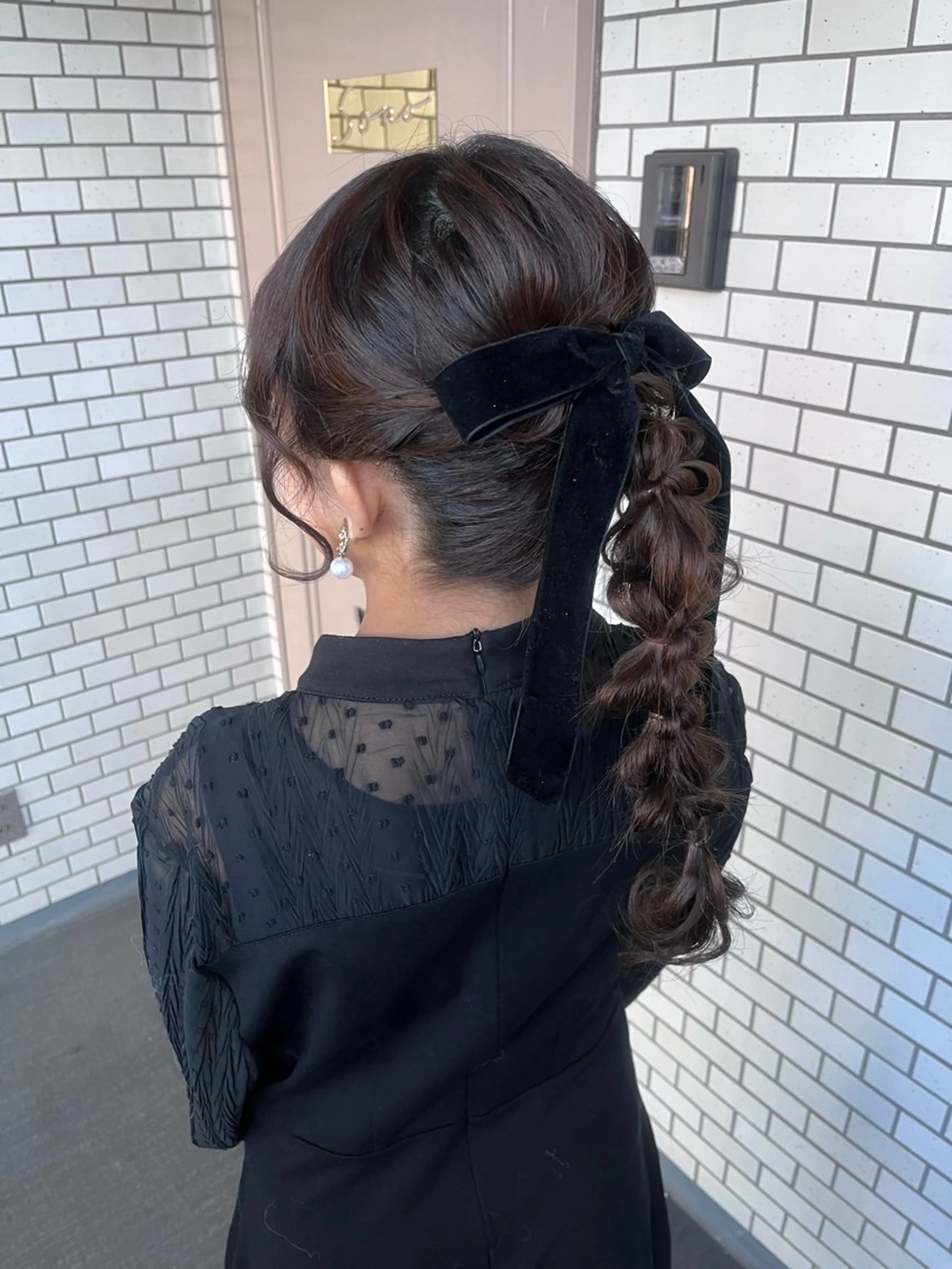 【平日限定✨】参列やイベント前に🐳💕ヘアセット«シニヨン✻編みおろし✻ハーフアップ✻ハーフツイン»の写真