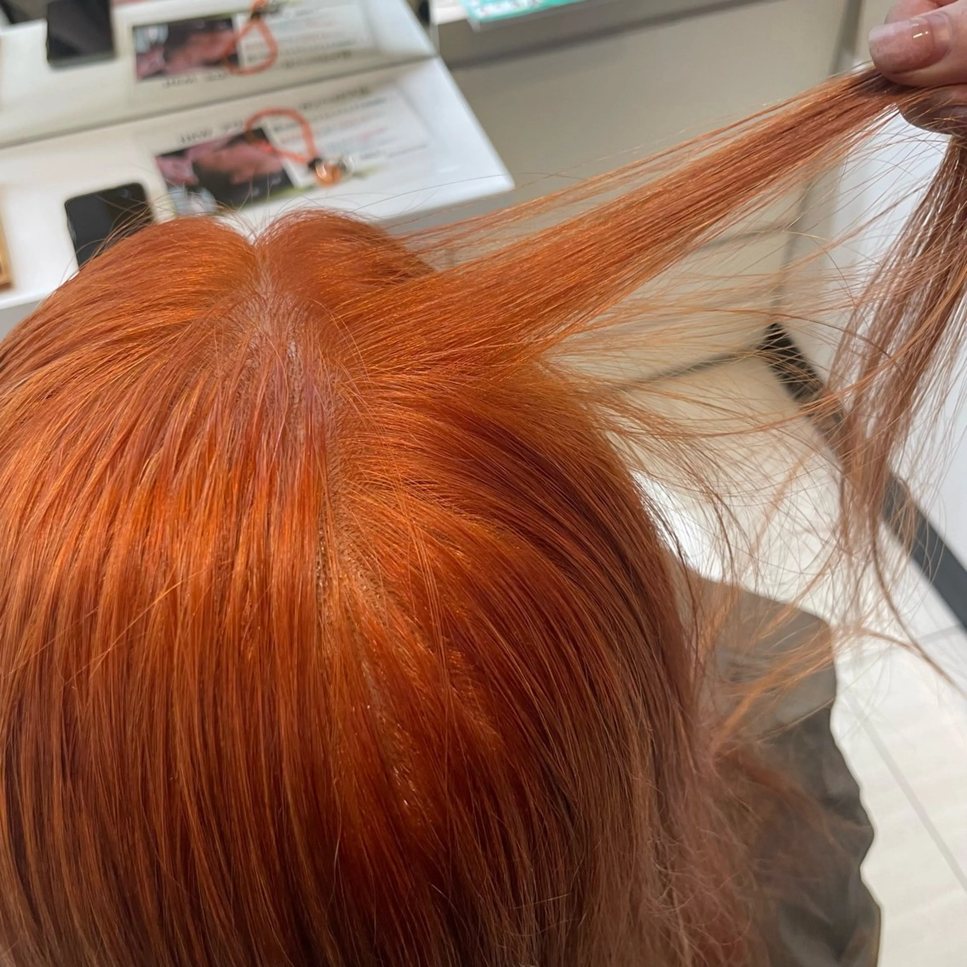 cut + W color 🌼 (ブリーチあり)の写真