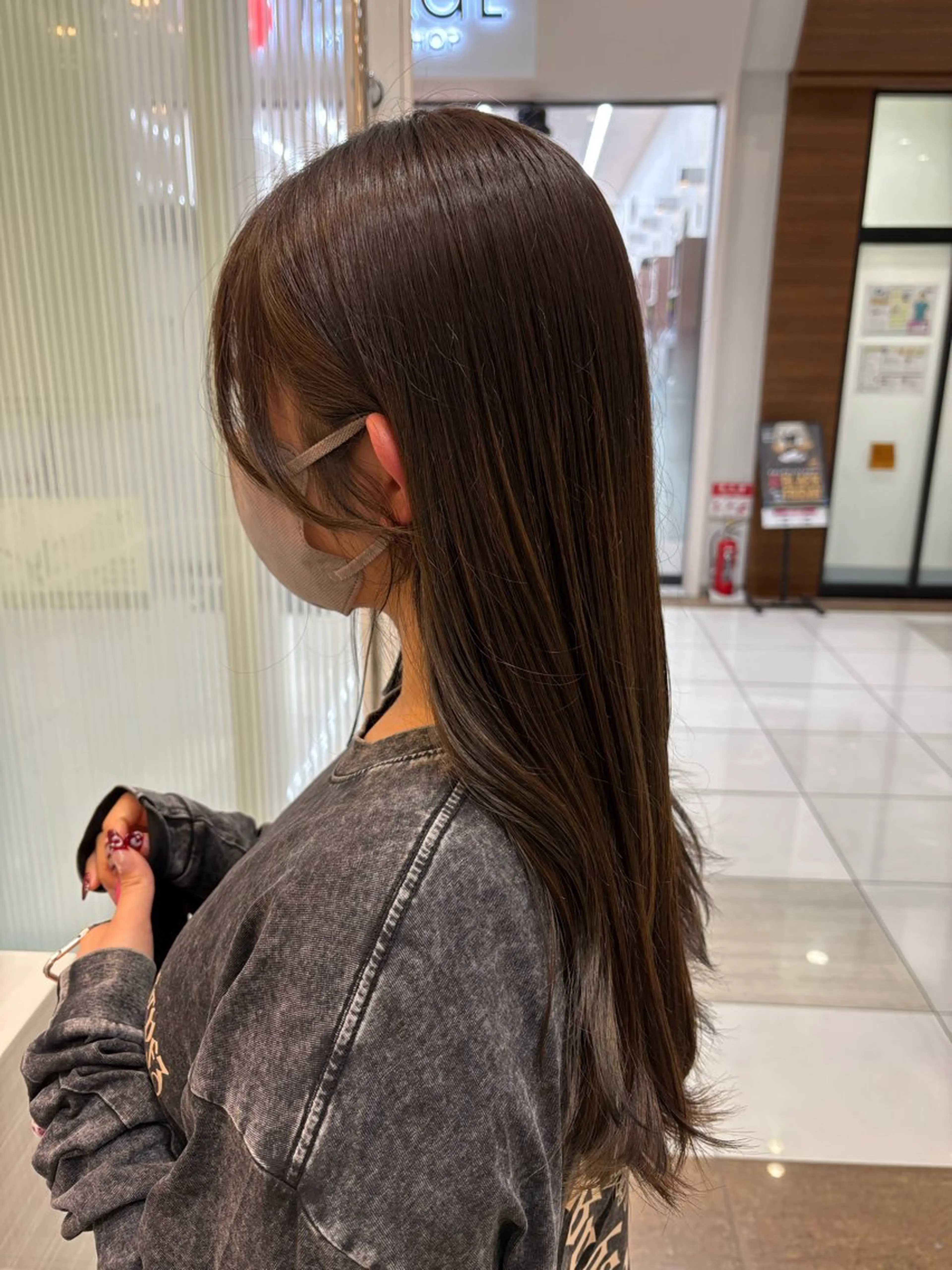 ロング アッシュ Tanase mamikoのヘアスタイル