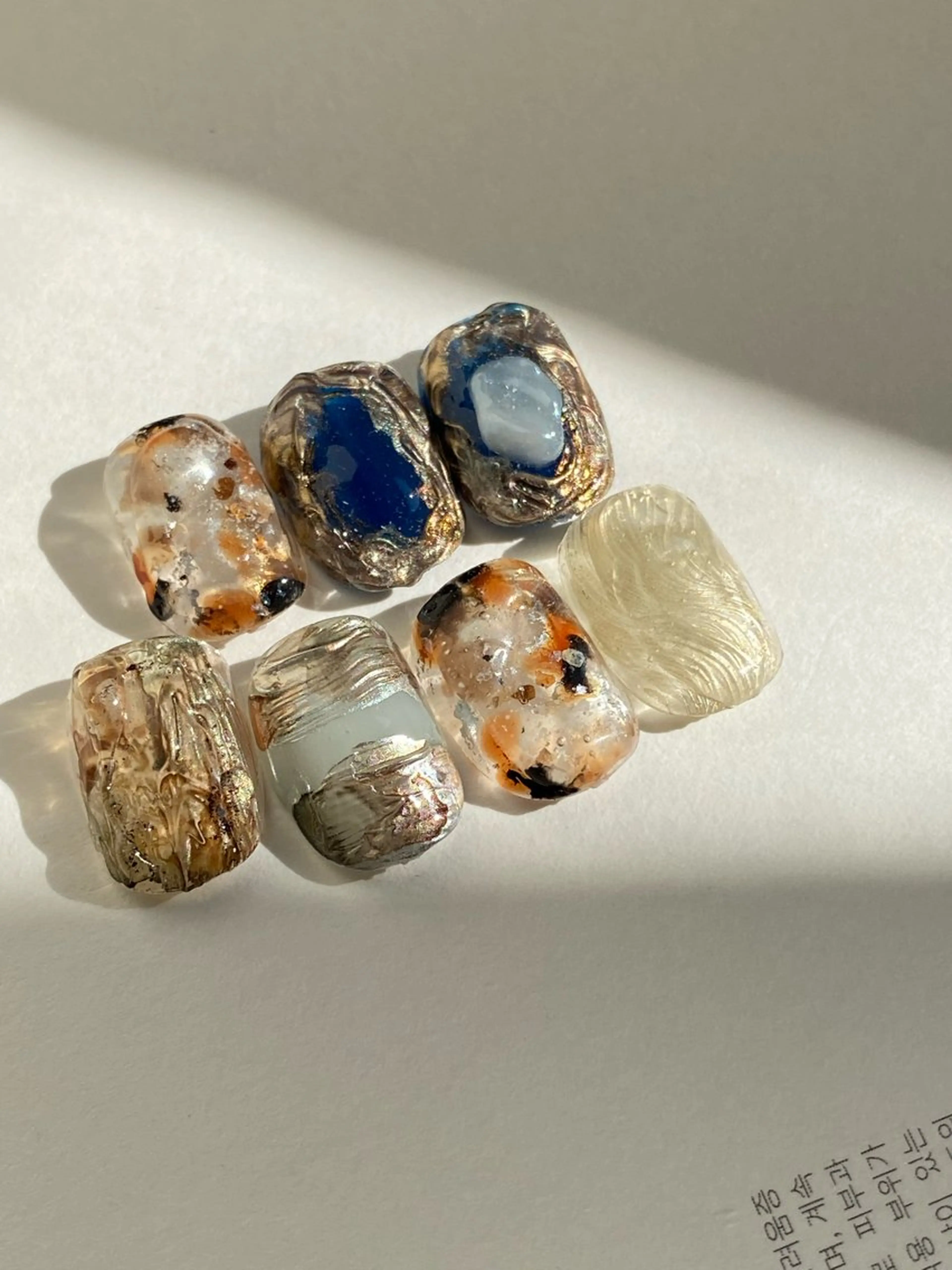 ネイル 成人式 フレンチネイル ジェルネイル ガーリー マグネットネイル ハンドネイル 草加ニュアンスネイル 🌚hersのネイルデザイン