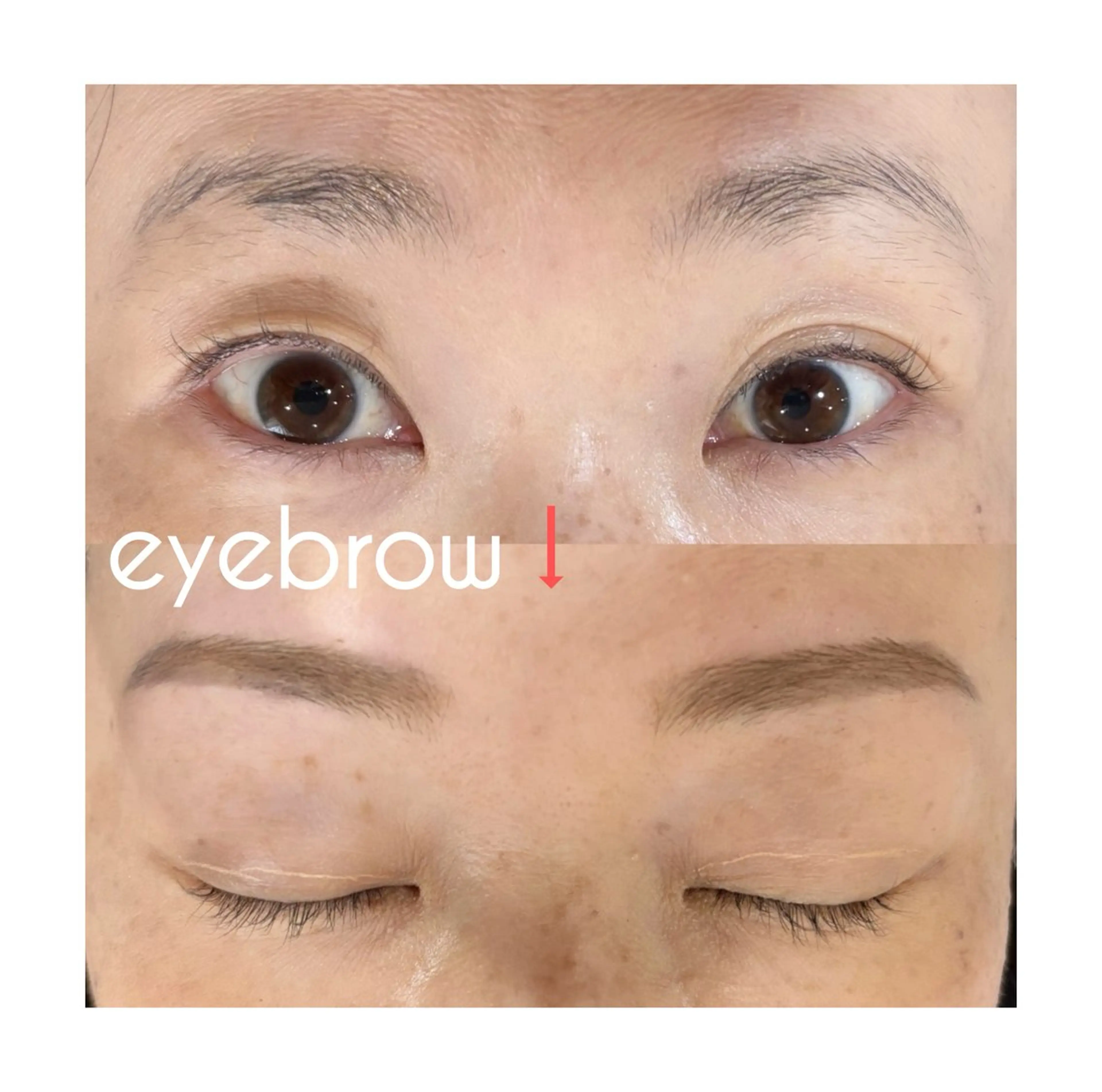 アイブロウ 眉毛ワックス脱毛 松尾 茜のマツエク・マツパデザイン