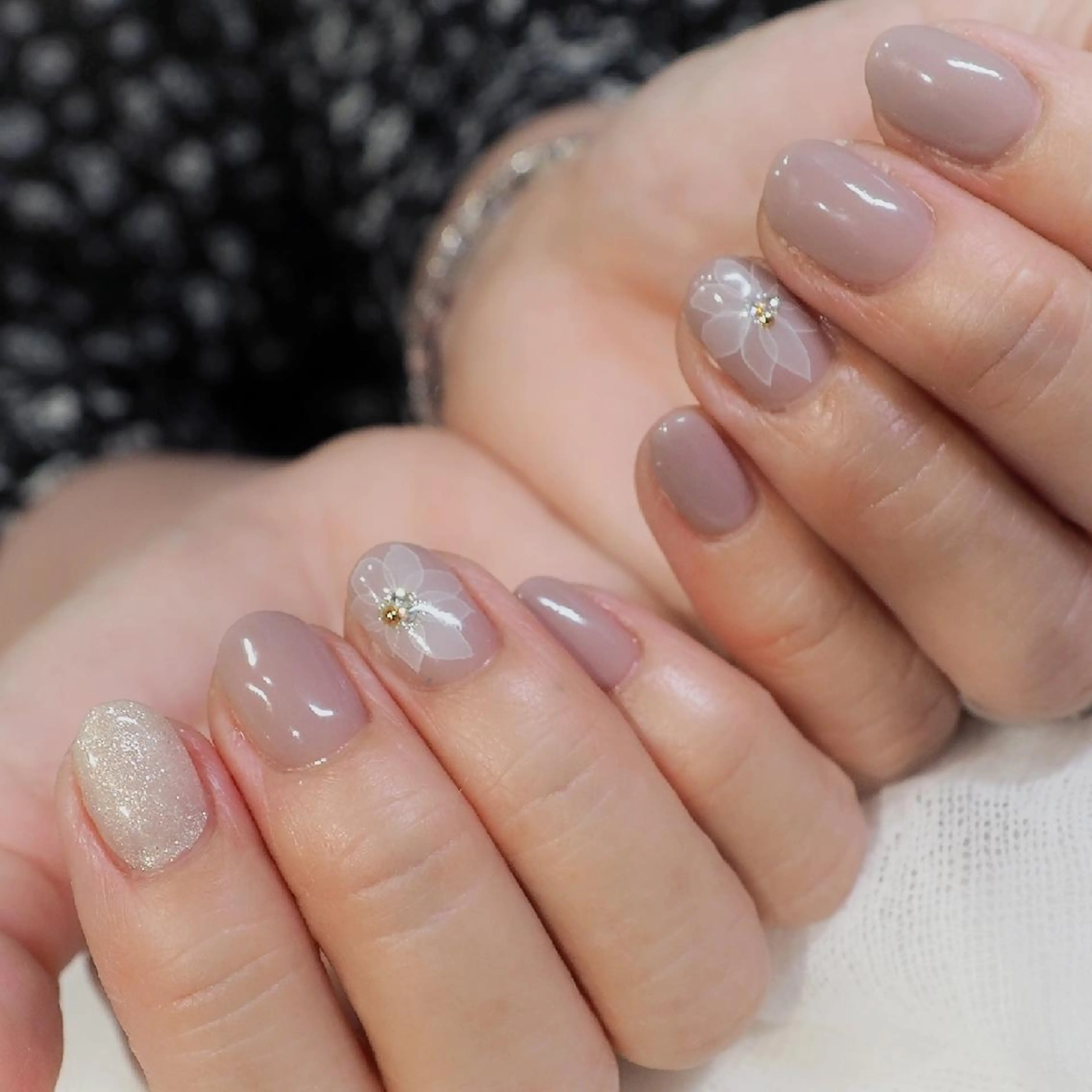 ネイル フラワーネイル infinity skyのネイルデザイン