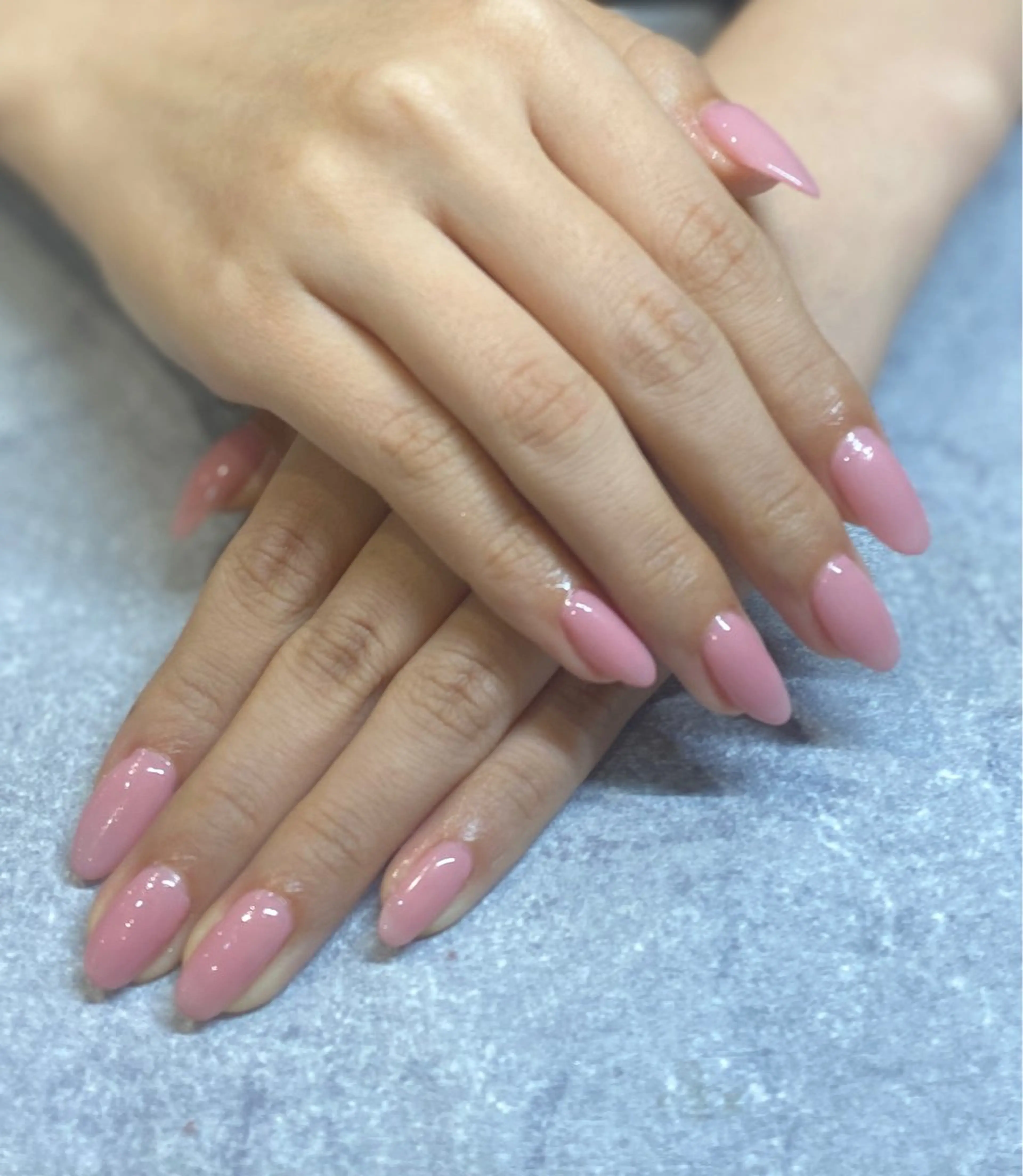 ネイル 長さ出し ワンカラーネイル ハンドネイル N yumikoのネイルデザイン