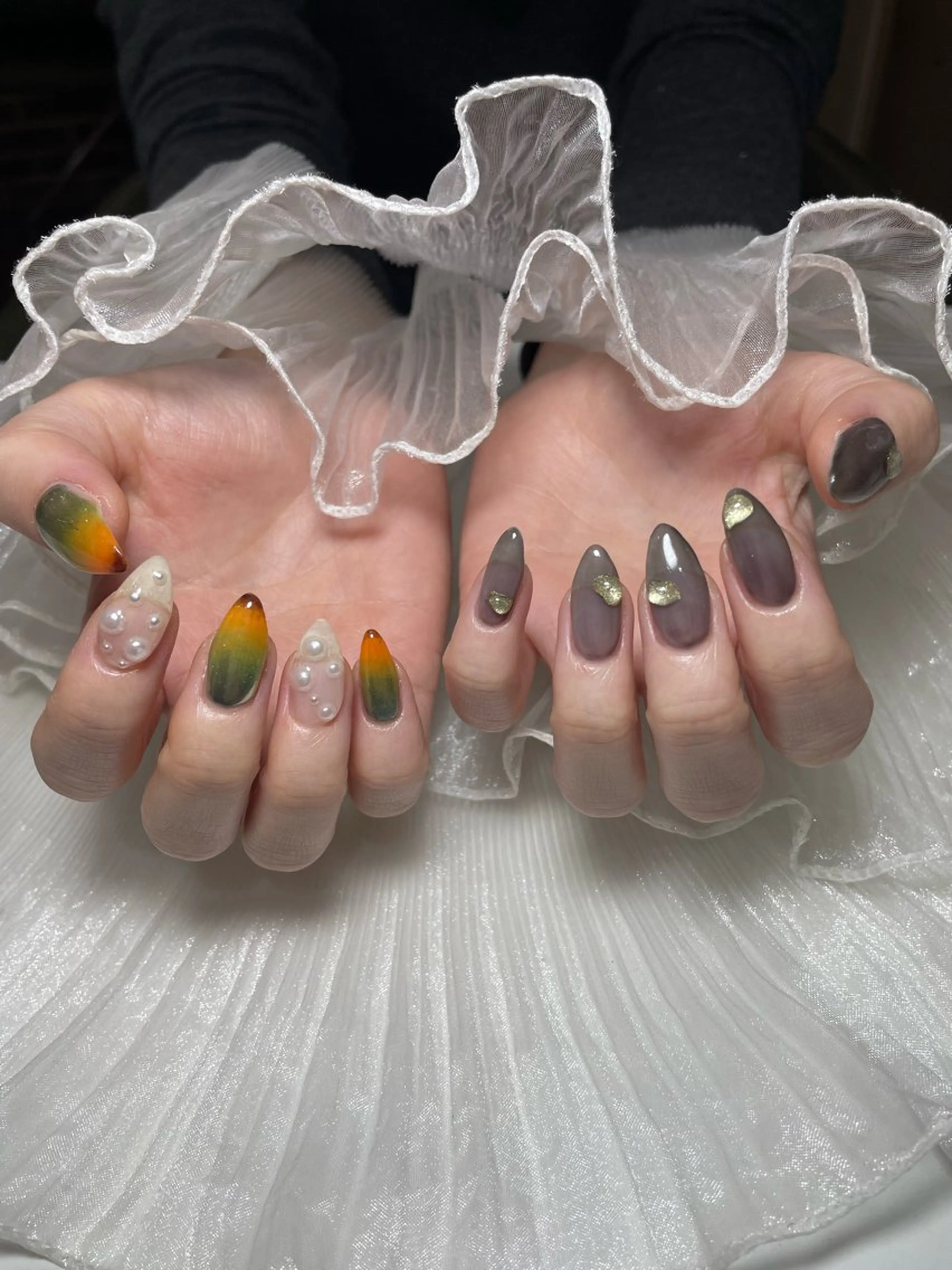 ネイル ‪るか/‪透明感 カラー/アレンジのヘアスタイル