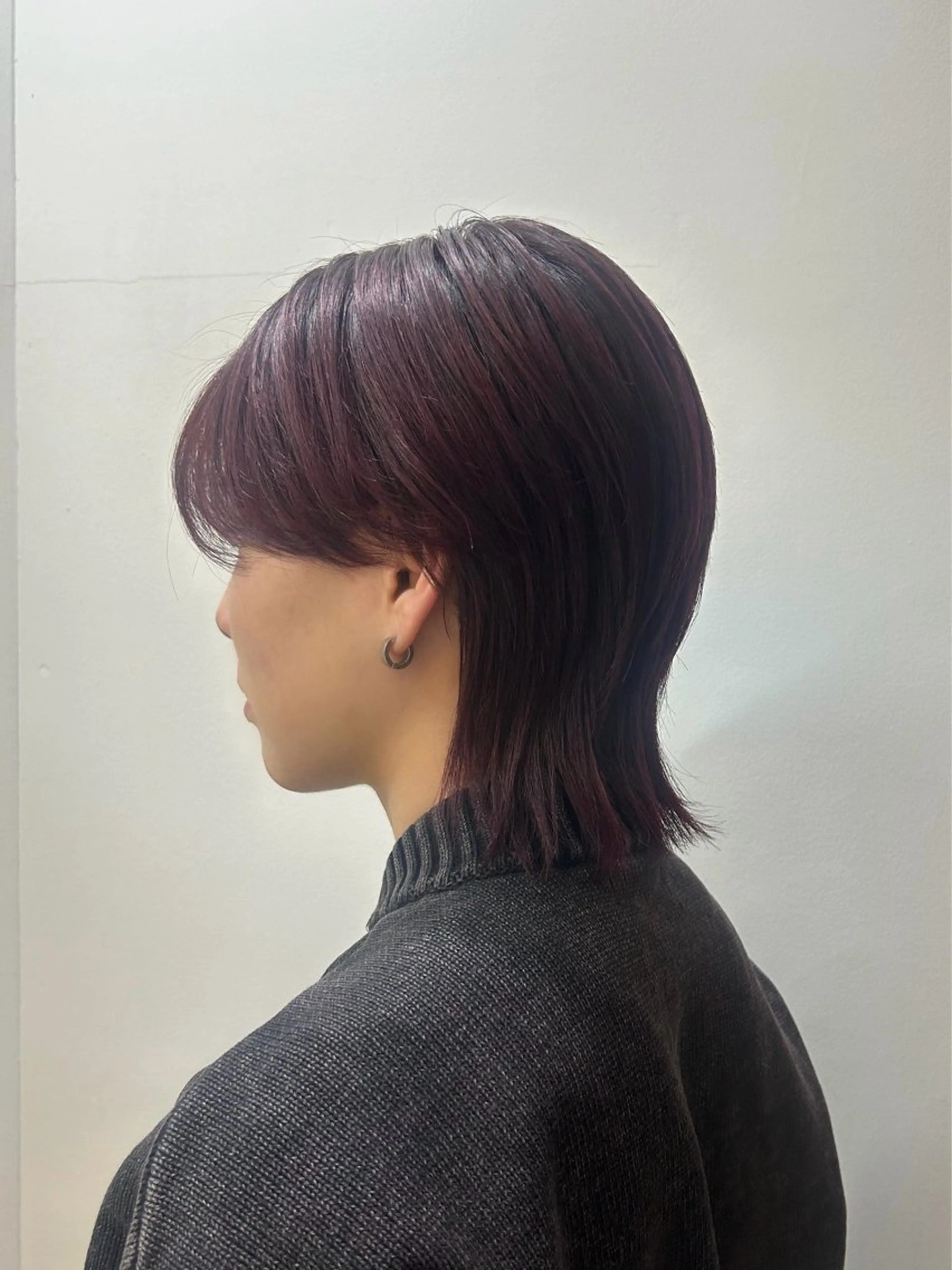 カラー メンズ メンズウルフカット レッドカラー ウルフカット カット ヘアカラー トリートメント ヘッドスパ 🎀艶ハイトーン特化 🎀セナのヘアスタイル