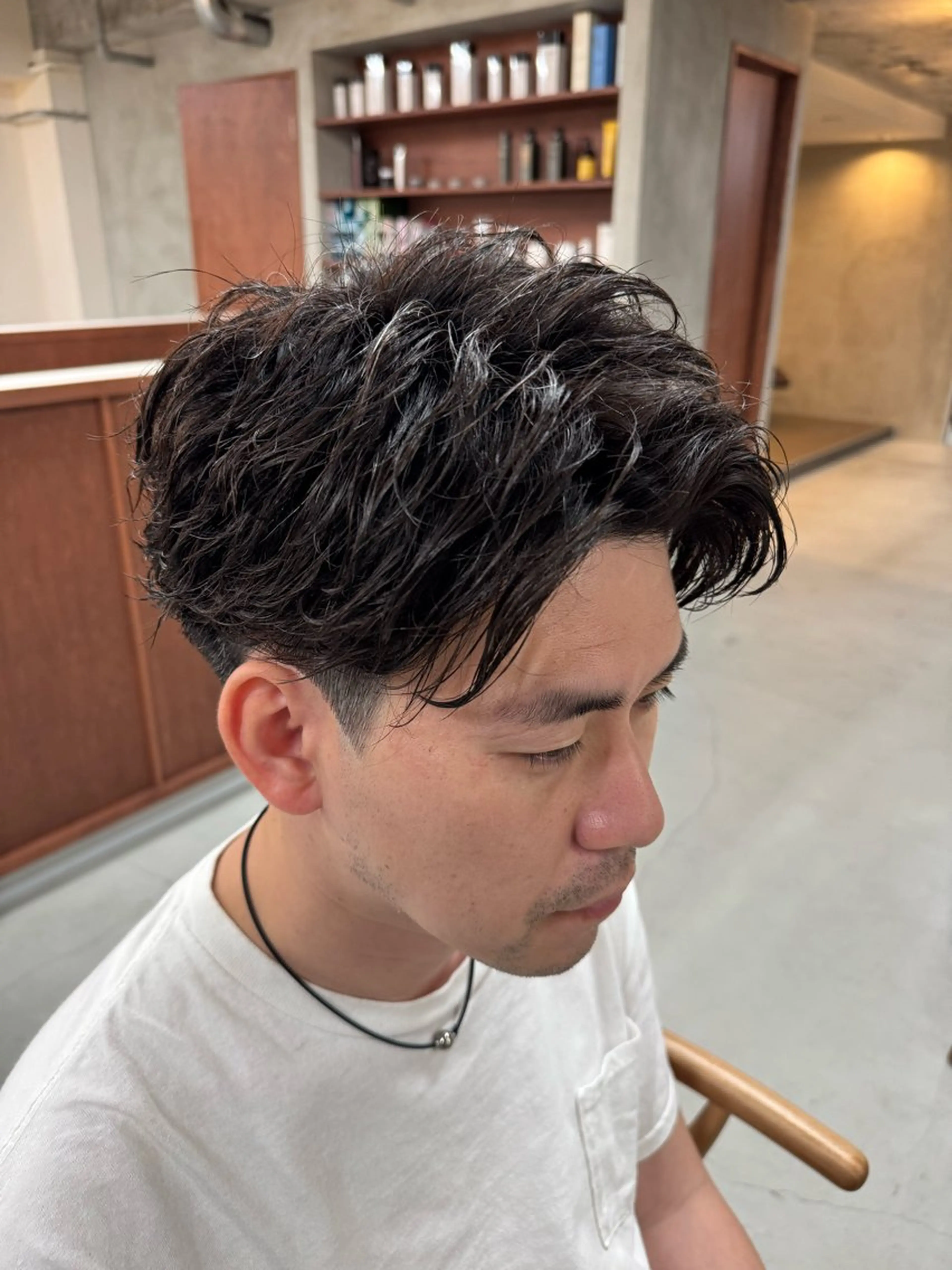 ショート パーマ メンズ 雪音/美髪縮毛矯正 /ニュアンスパーマのヘアスタイル