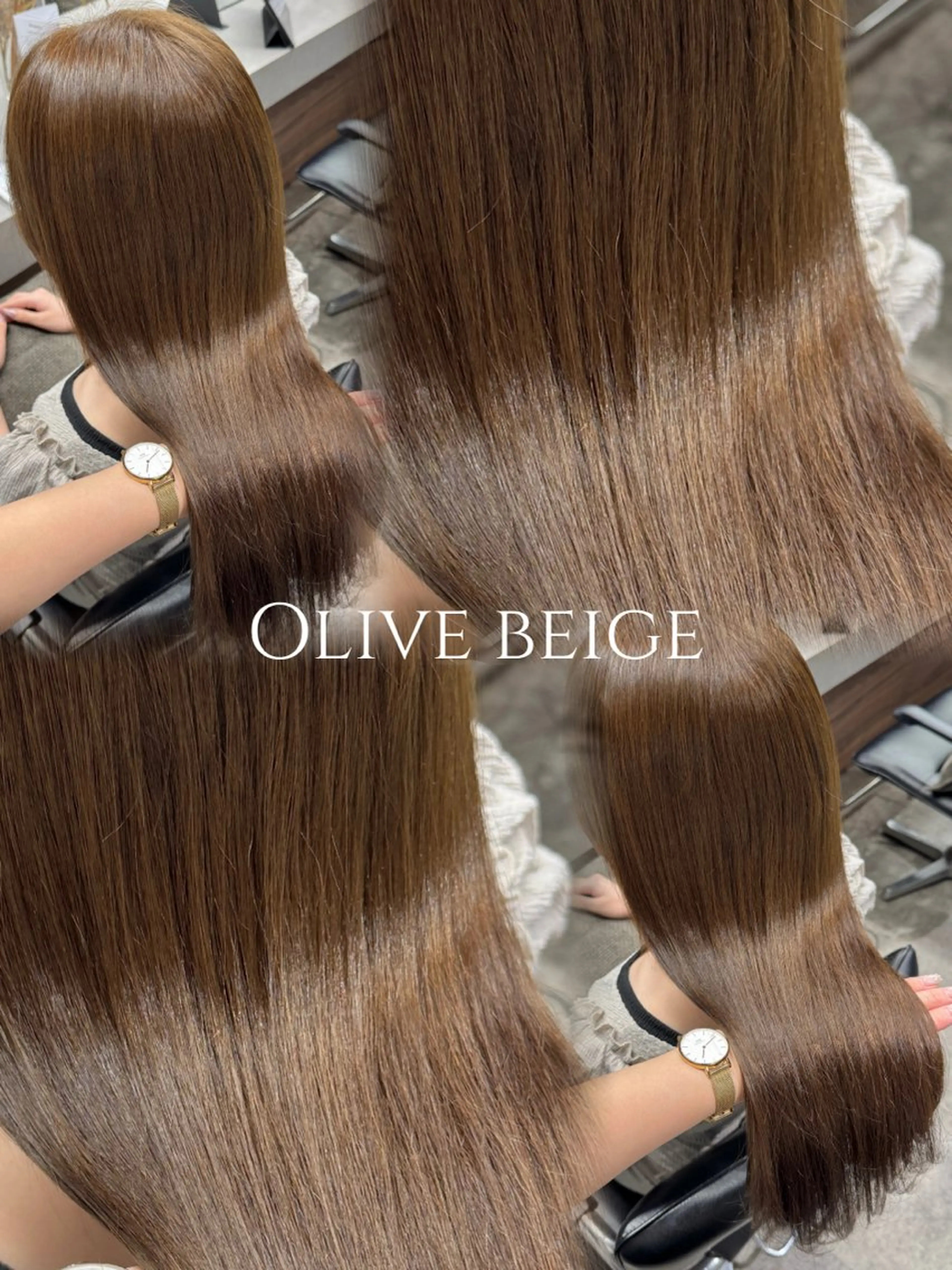 ロング カット ヘアカラー 縮毛矯正 トリートメント 髪質改善/艶髪 MINAMIのヘアスタイル