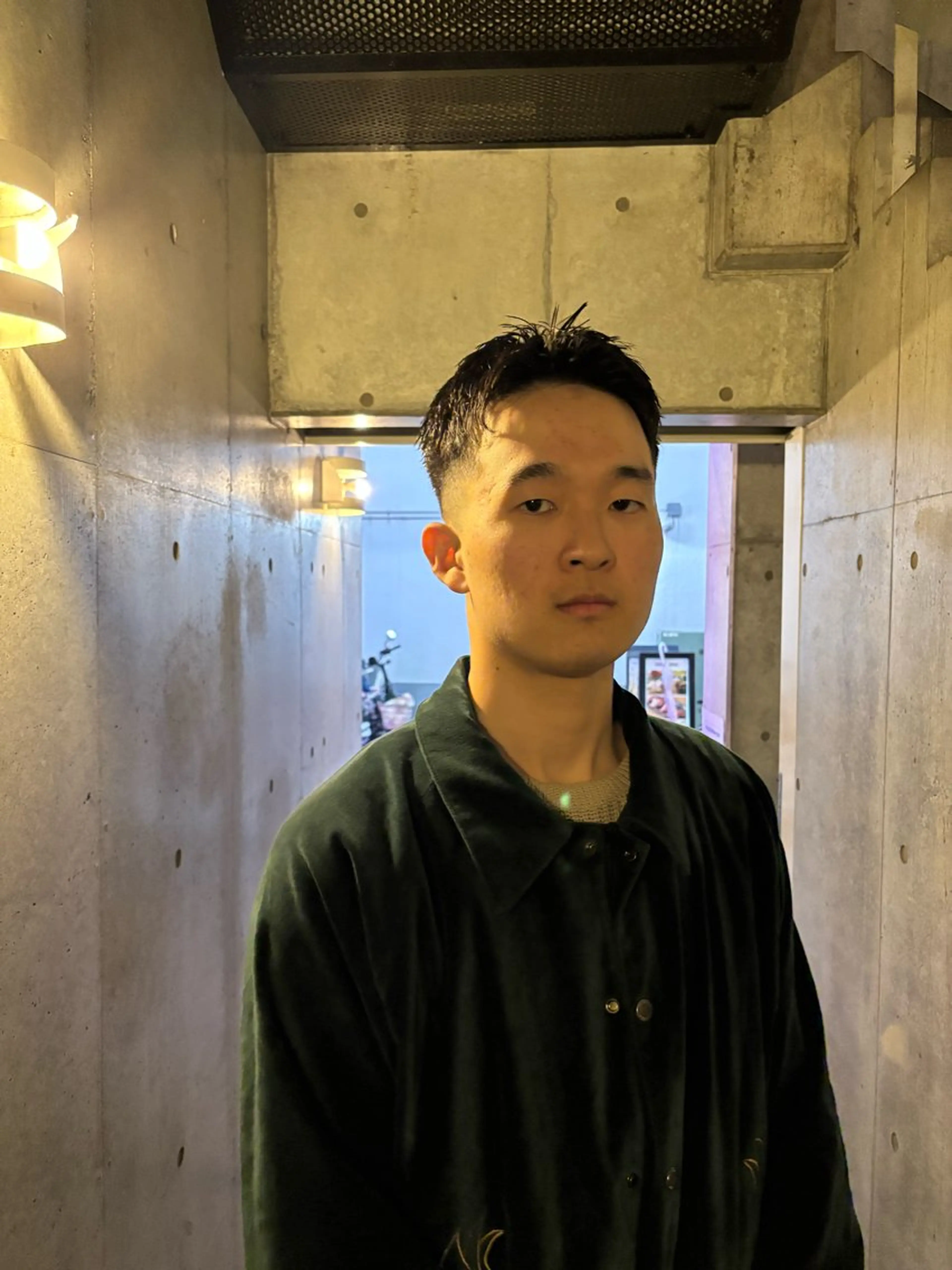 メンズ カット トリートメント 髪質改善|透明 感カラー🩵レイヤーのヘアスタイル