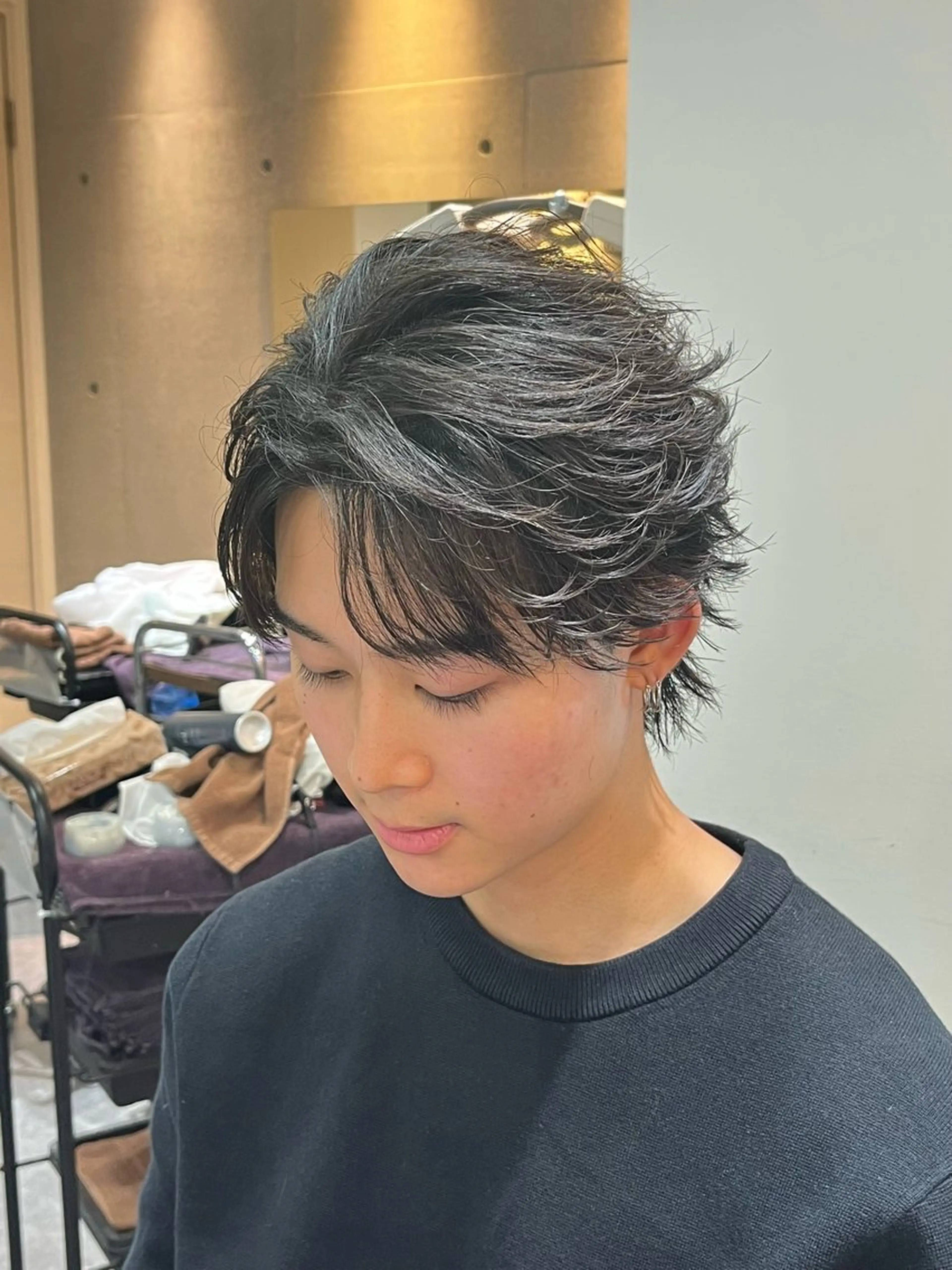 パーマ メンズ カット パーマ ヘアセット メンズ特化美容師 /泉壱恵のヘアスタイル