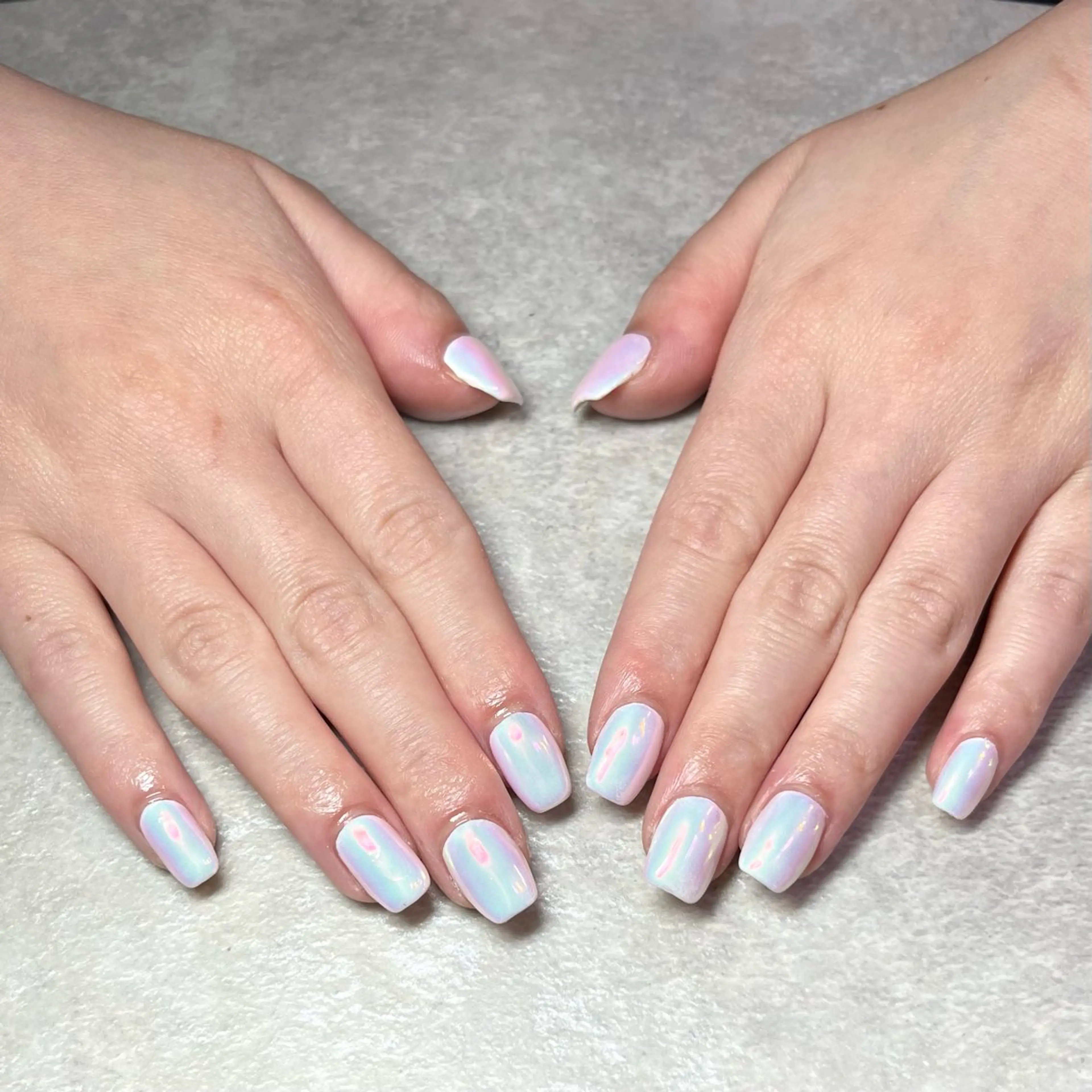 ネイル ミラーネイル ワンカラーネイル 🌻Sunrich Fuka🌻のネイルデザイン