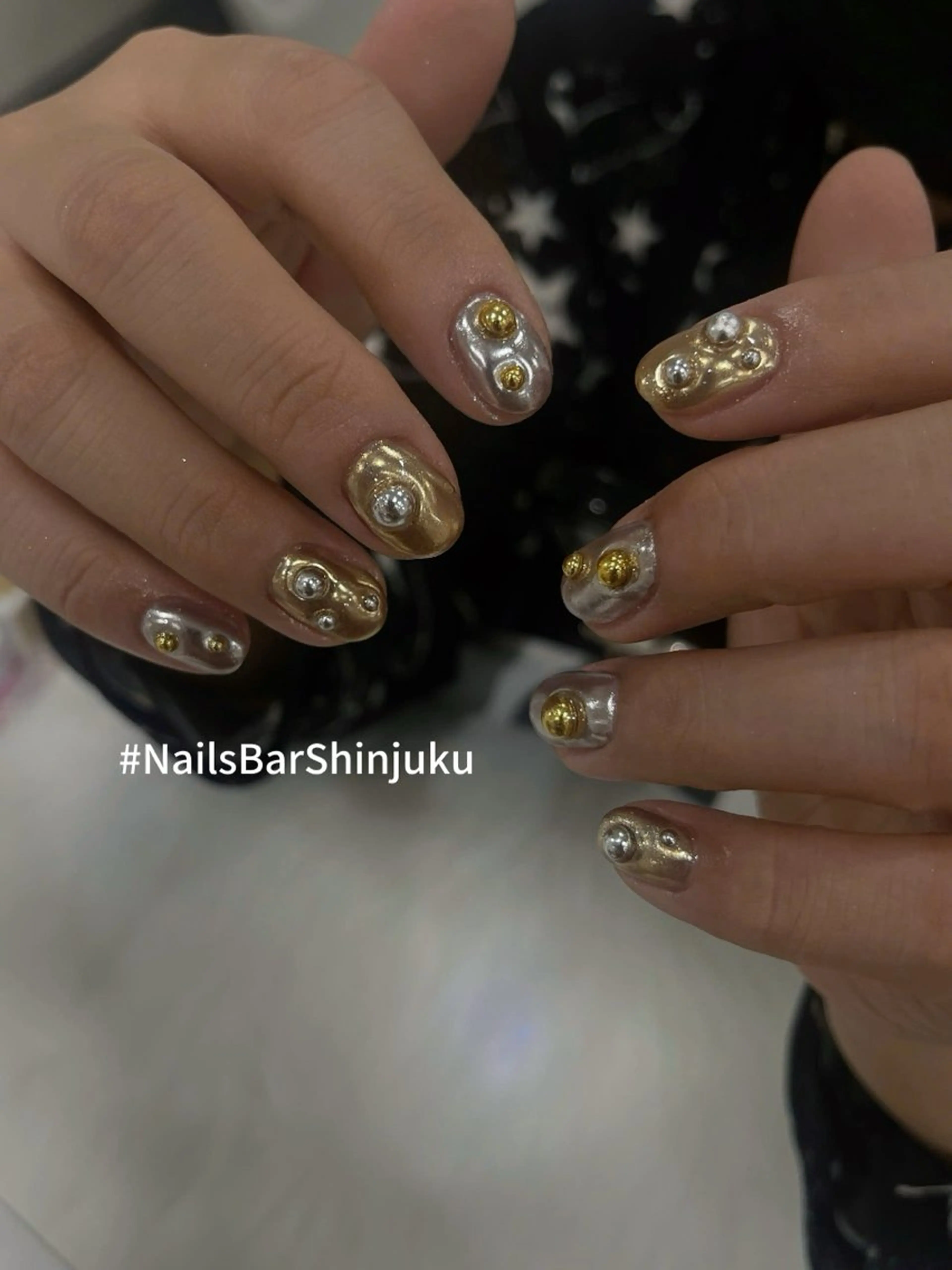 ネイル 長さ出し フレンチネイル ジェルネイル 韓国ネイル ロングネイル ハンドネイル NAILS BAR SHINJUKUのネイルデザイン
