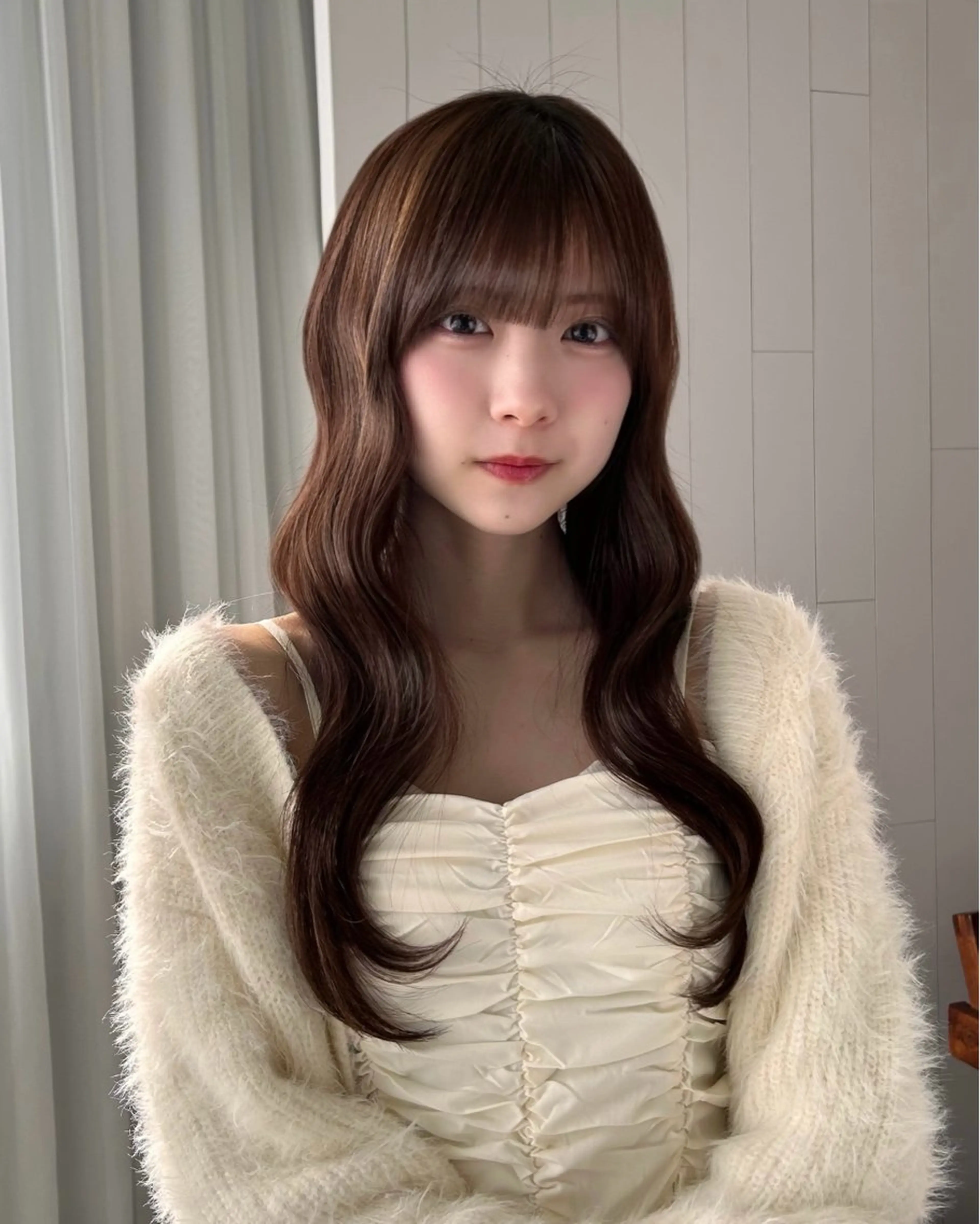 ロング 縮毛矯正 宮本晃成のヘアスタイル