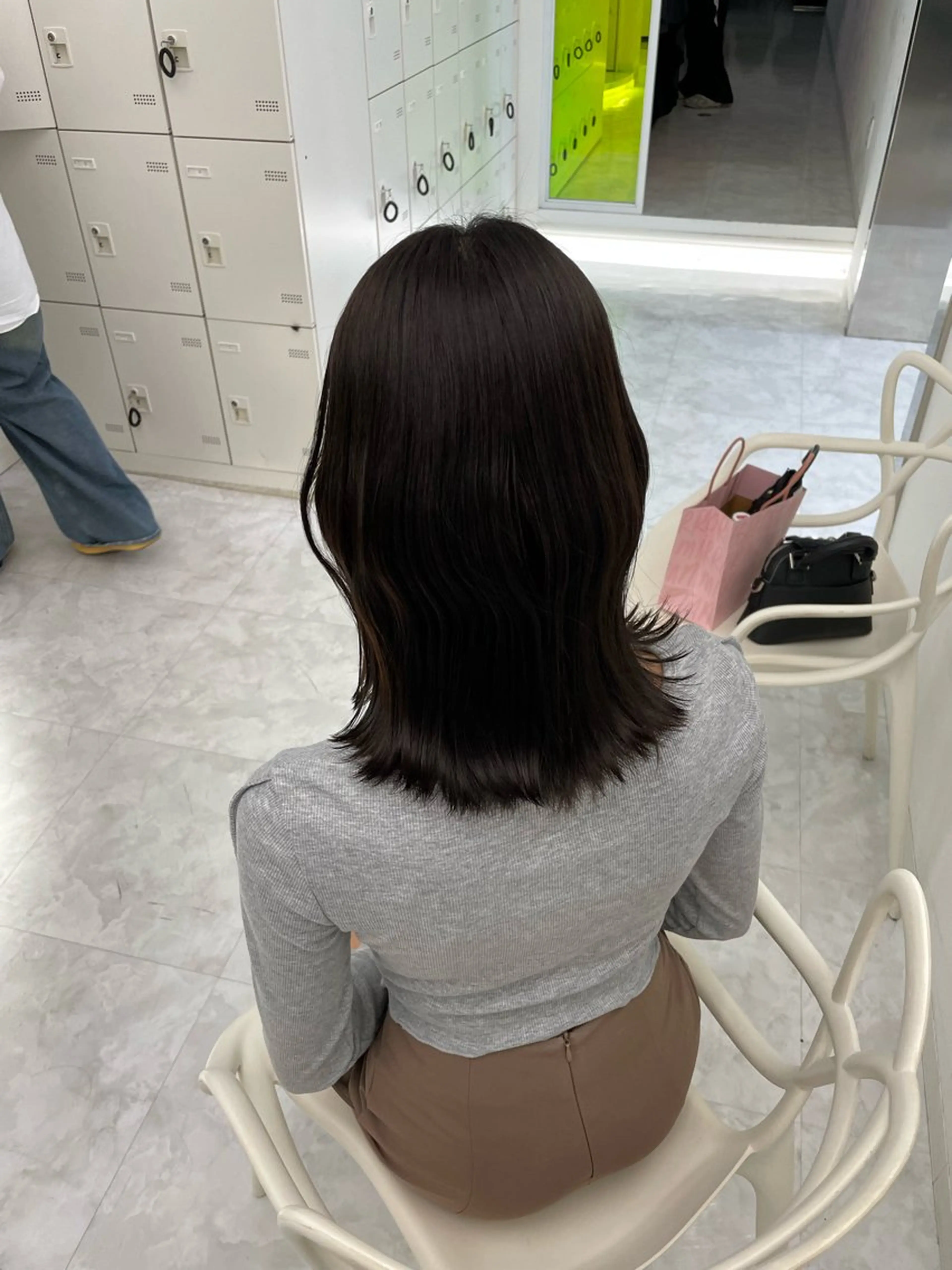 ロング カラー 中韓レイヤー/ ブラウン🤎はやとのヘアスタイル