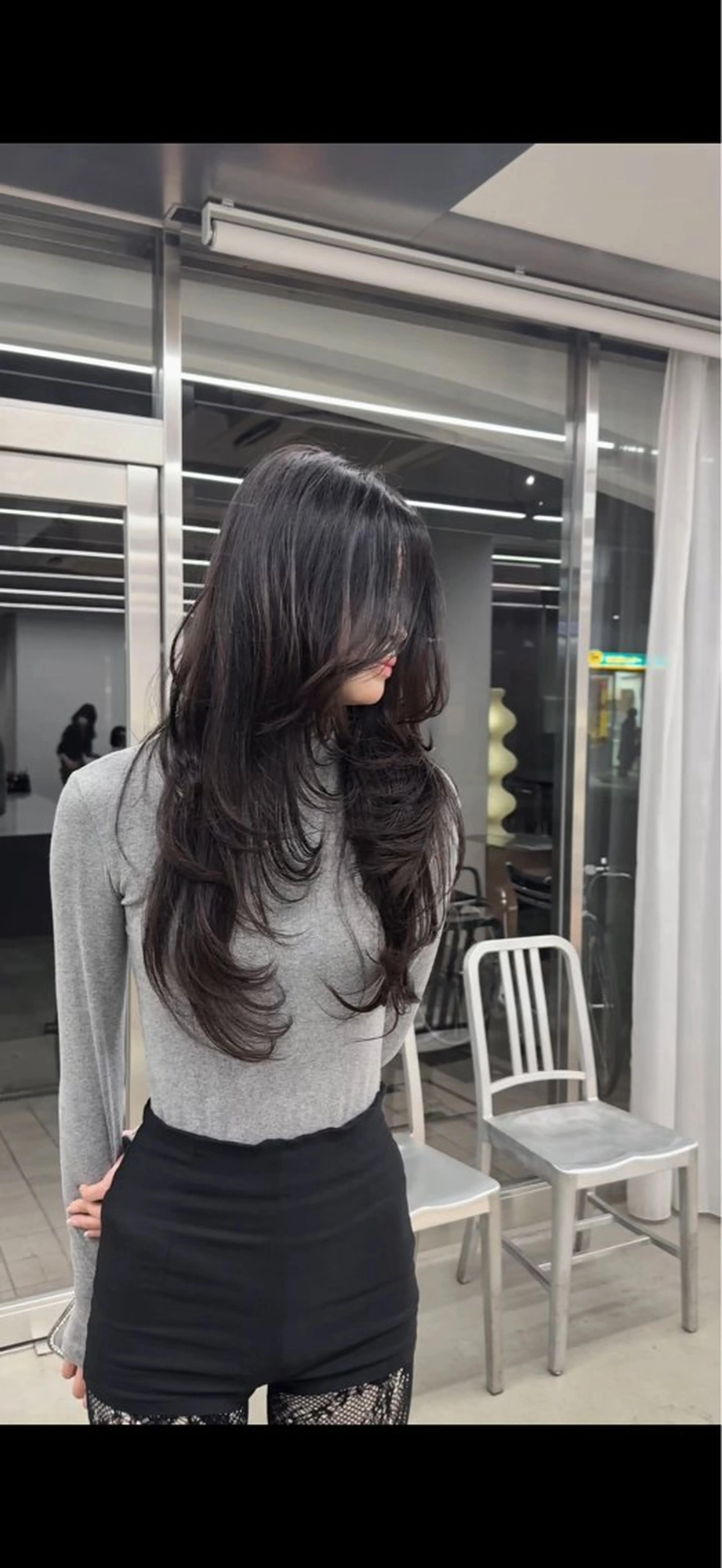 ロング カット ITSUKI/海外× 韓国レイヤーのヘアスタイル